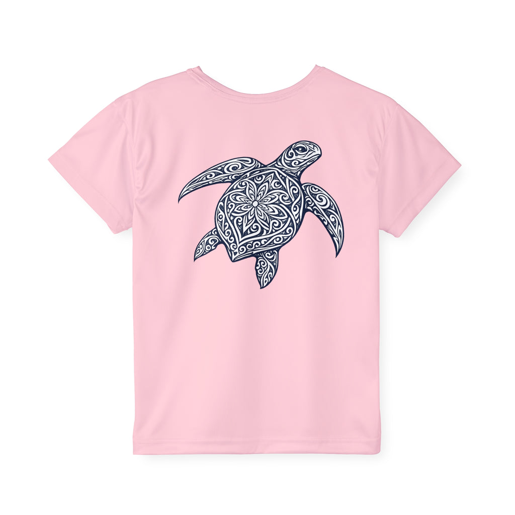 Tribal Green Sea Turtle Performance Tee