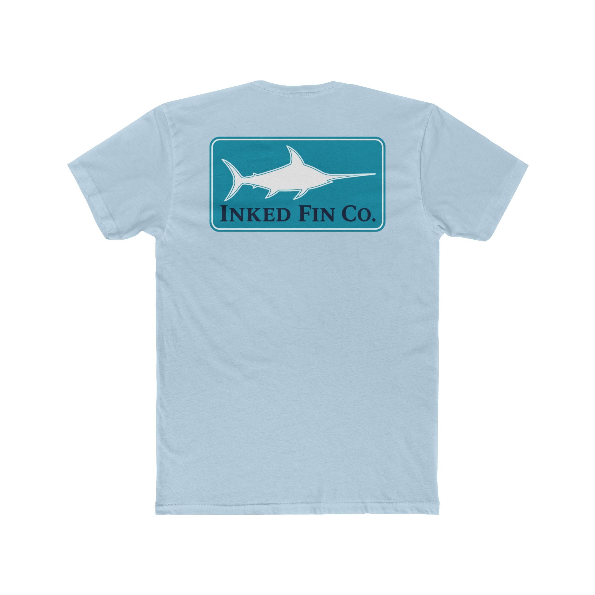 Swordfish Coastal Badge — Inked Fin Co. Graphic Crew Tee