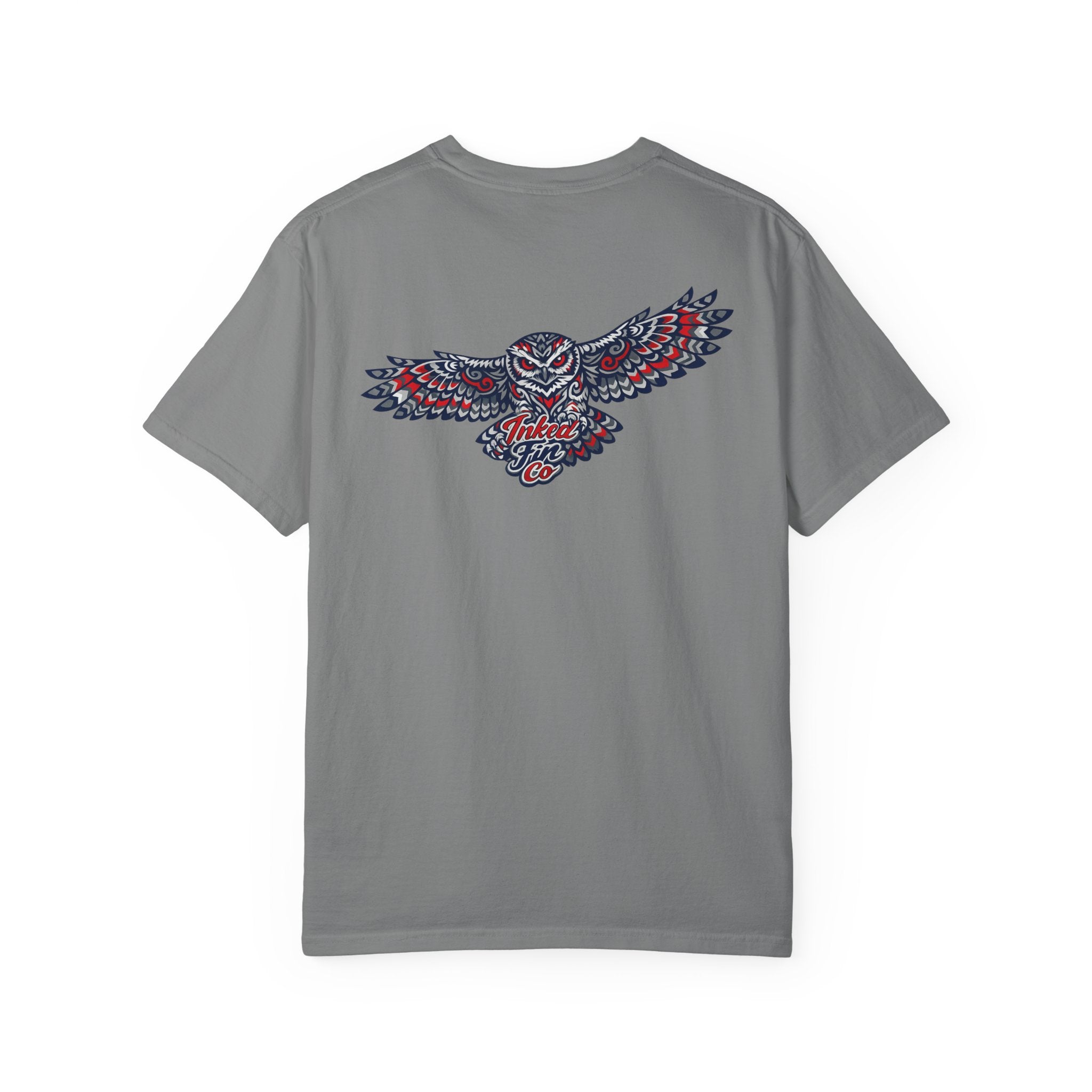Coastal Tribal - Blue, Red, and Gray (Cotton)
