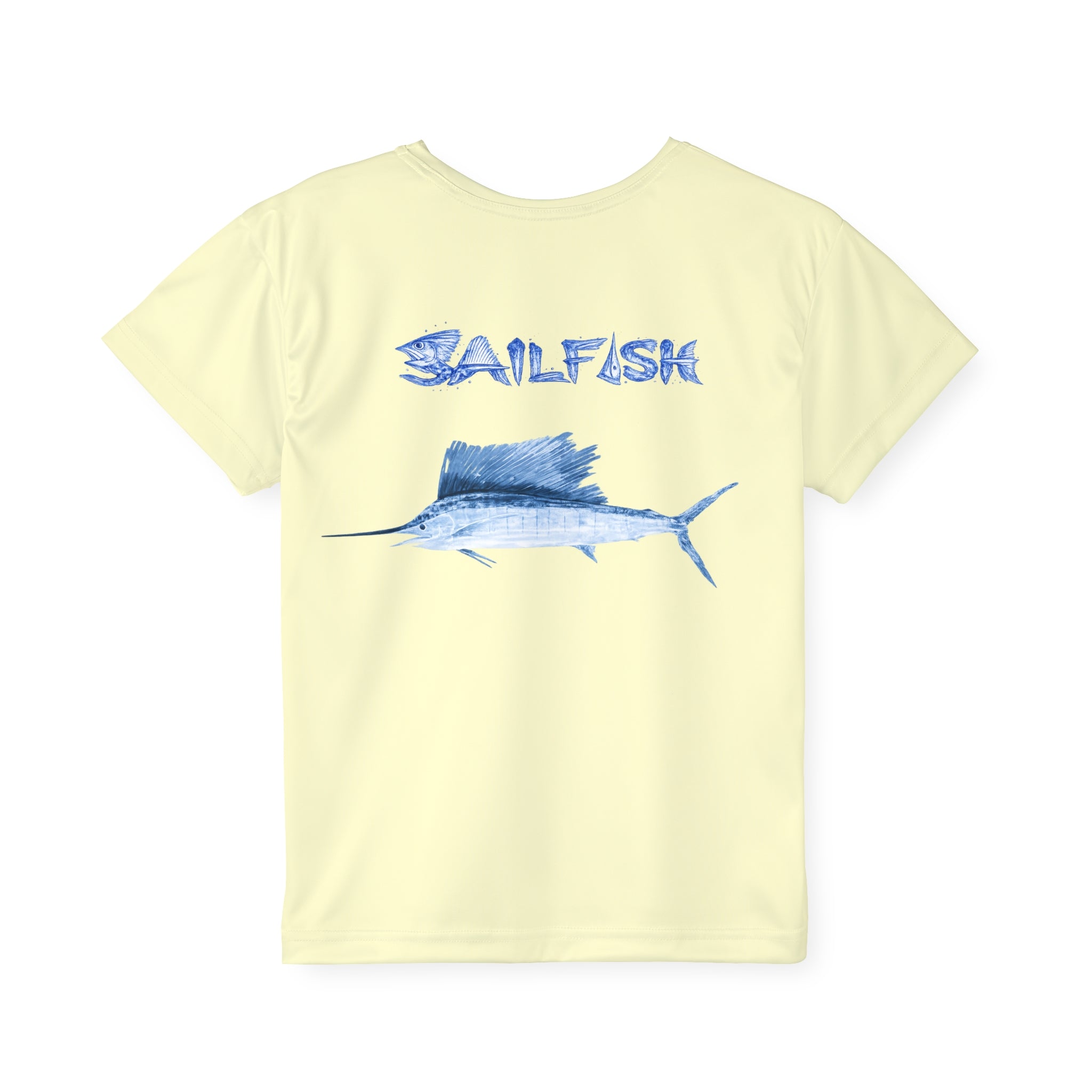 Sailfish Gyotaku Coastal Performance Tee