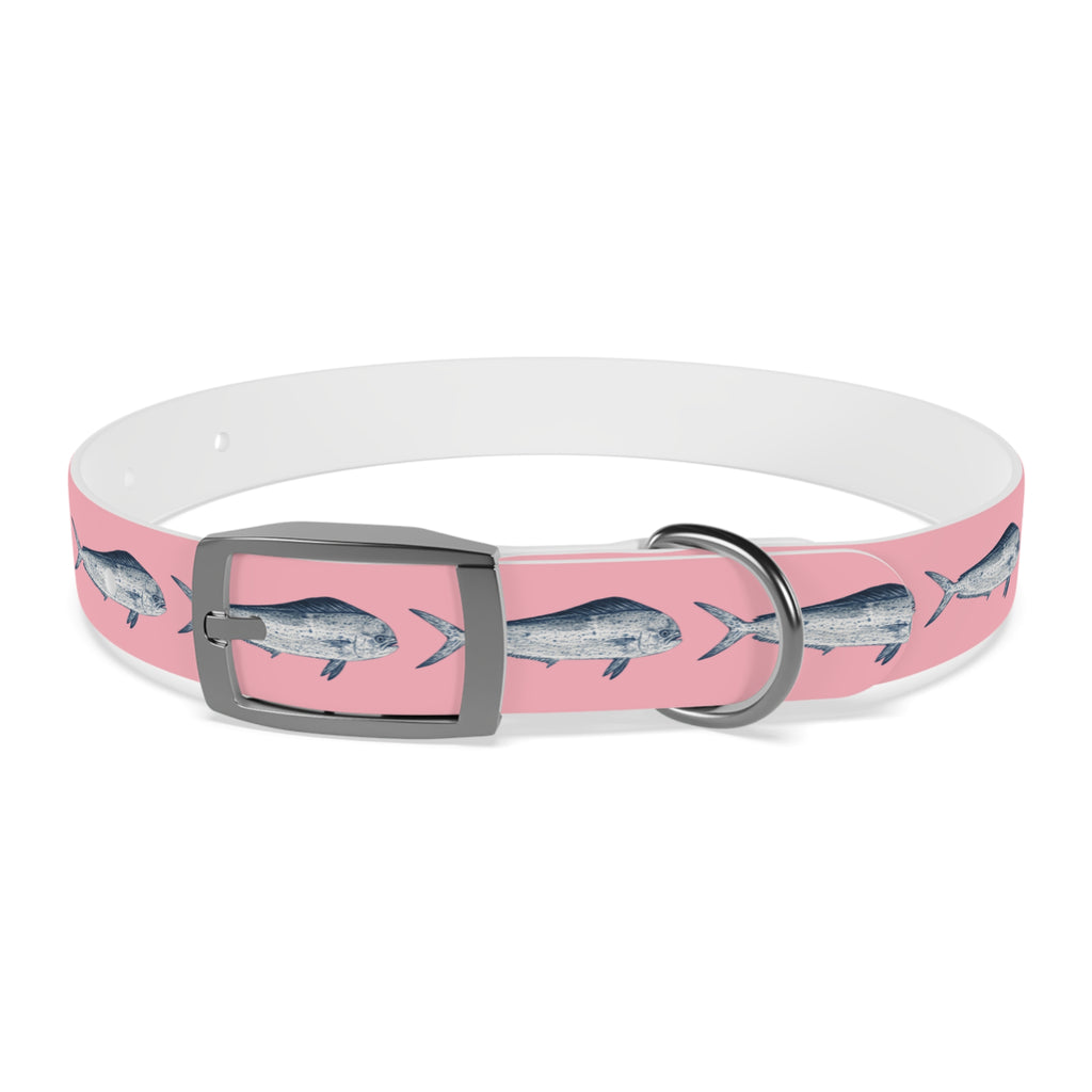 Mahi Gyotaku-Inspired Pet Collar