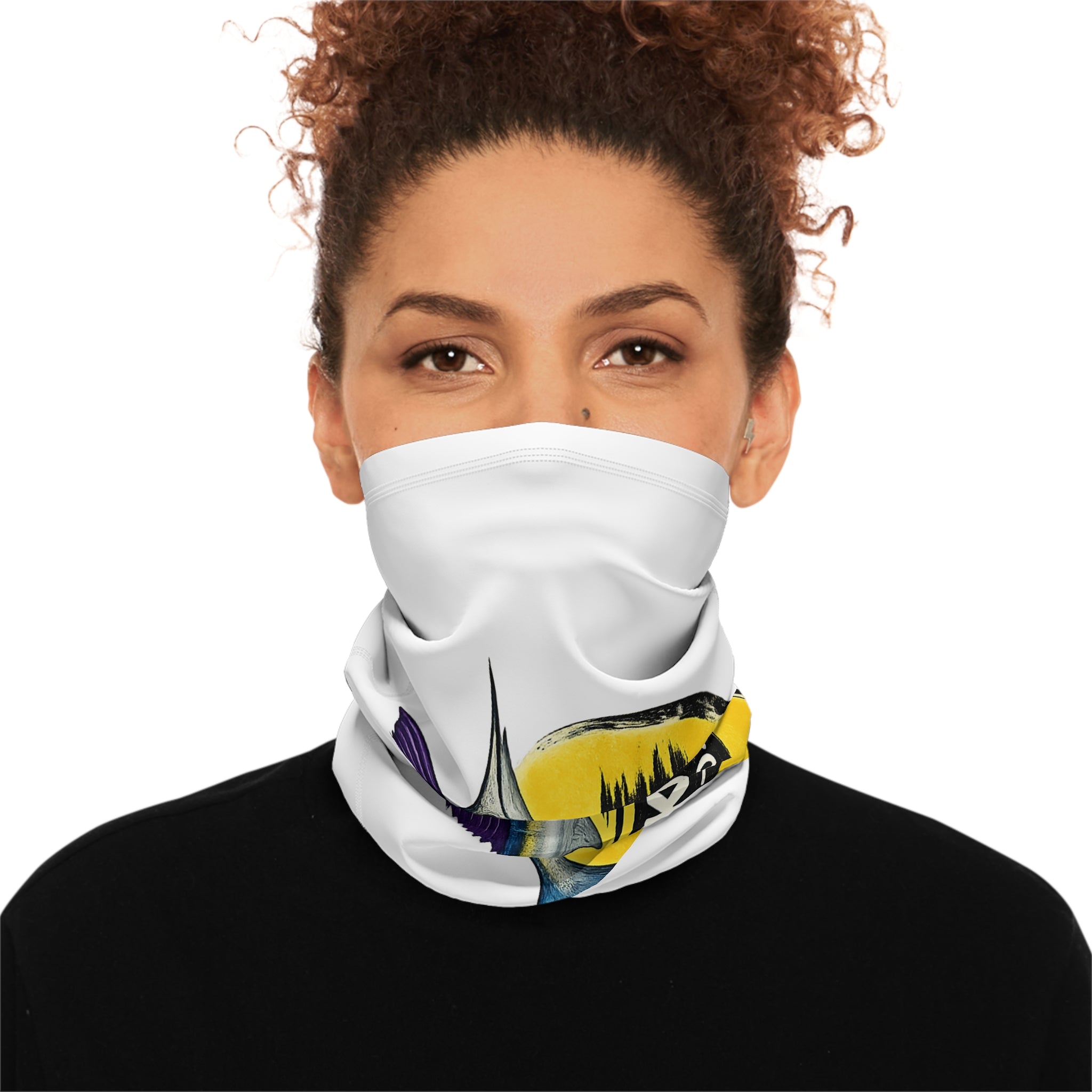Winter Neck Gaiter With Drawstring