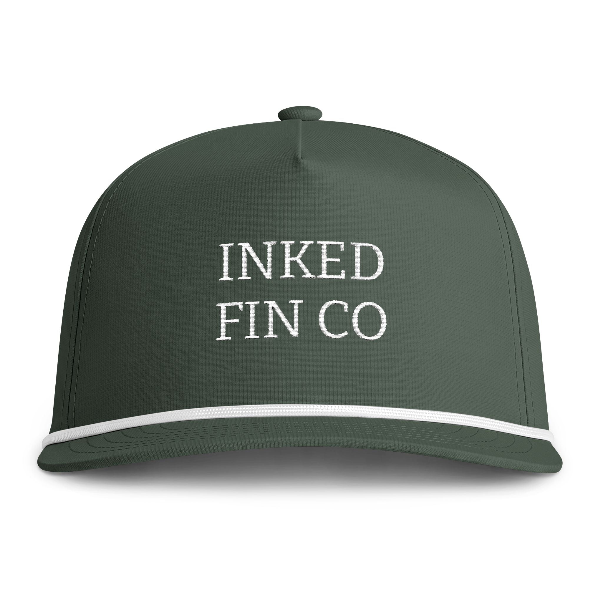 Inked Fin Co. Classic Coastal Sunwashed Rope Cap