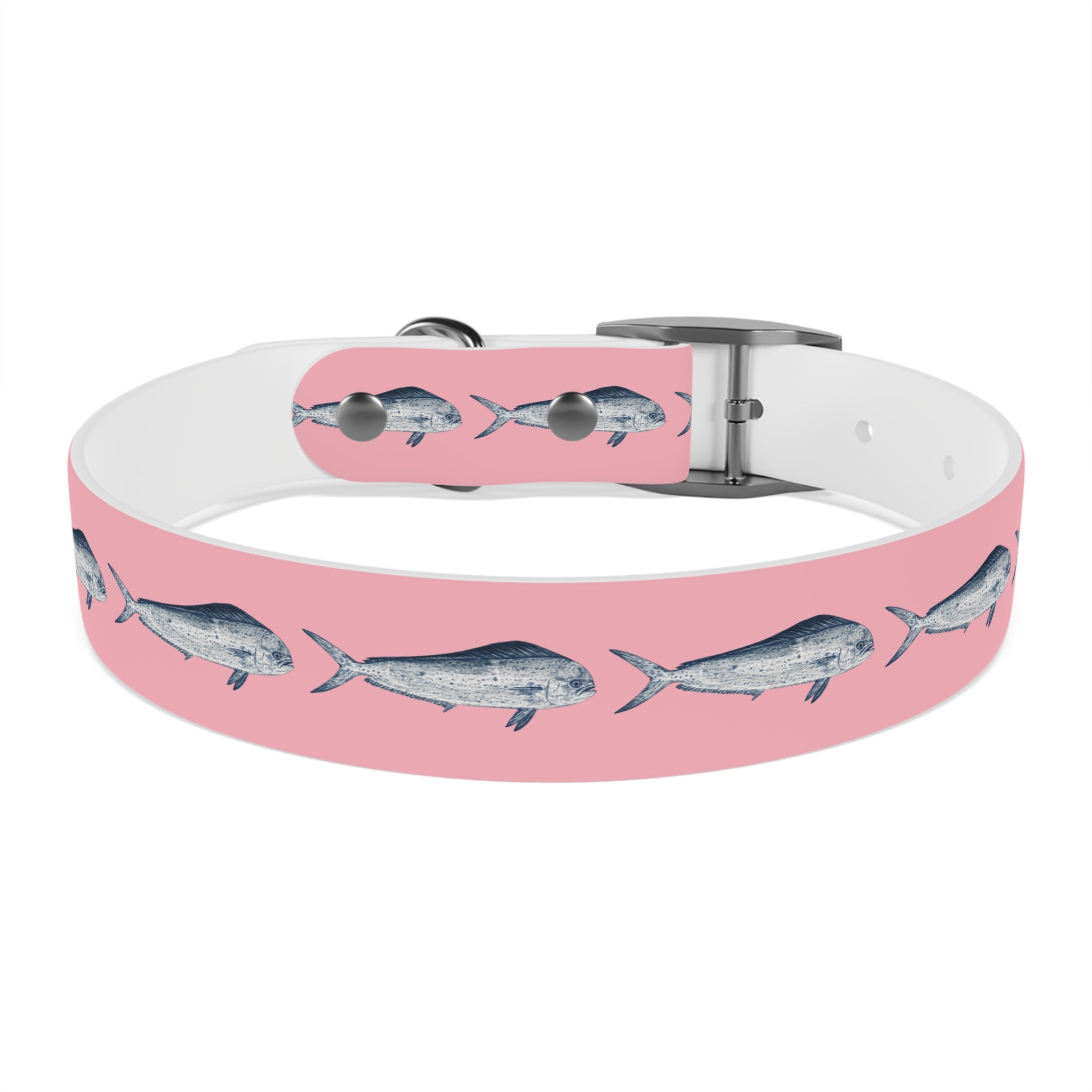 Mahi Gyotaku-Inspired Pet Collar