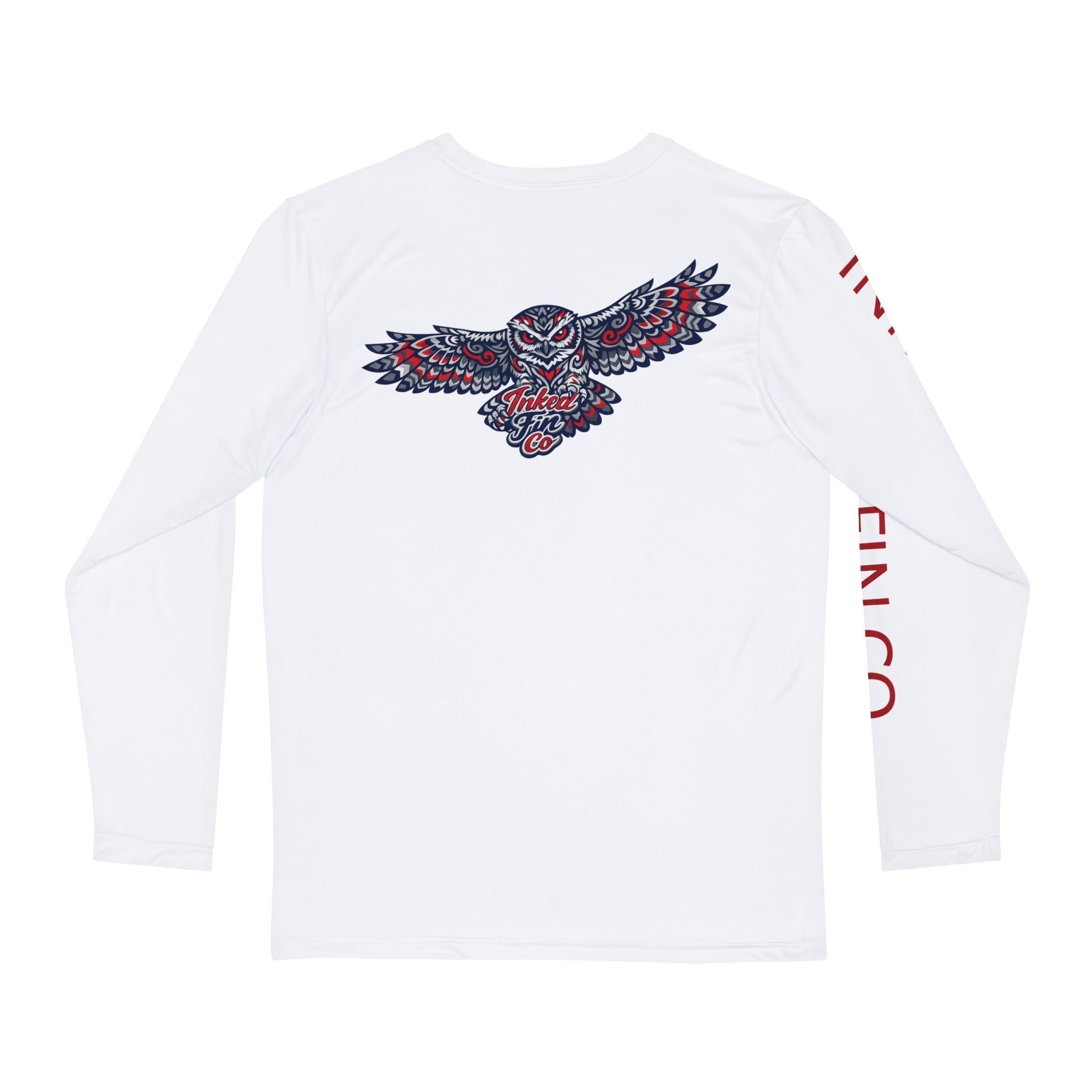 Coastal Tribal - Blue, Red, and Gray Long Sleeve