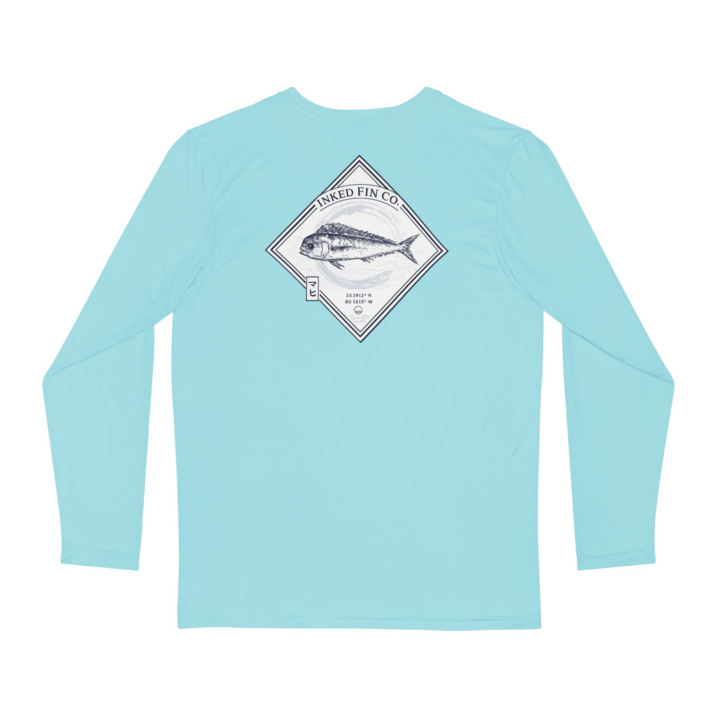 Mahi Gyotaku-Inspired Performance Long Sleeve