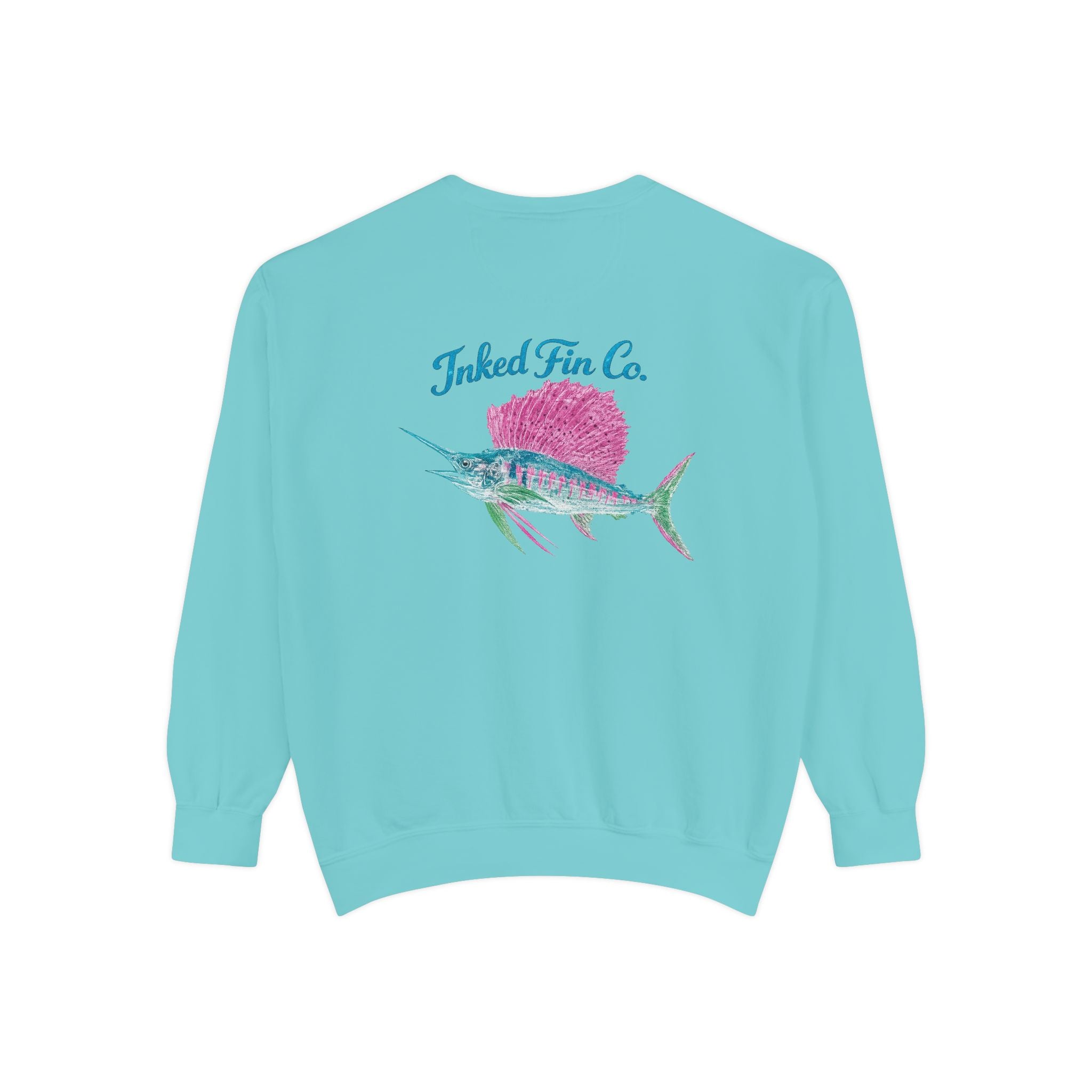 Tropical Sailfish Impressions Crewneck