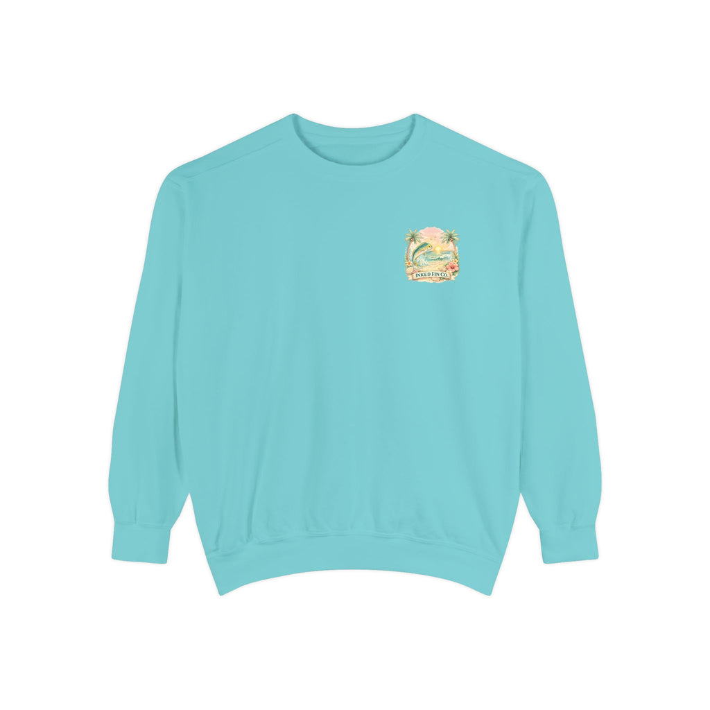 Tropical Mahi Sweatshirt — Sunset Palm Beach Crewneck