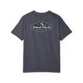 Faded Marlin Heritage Badge — Inked Fin Co. Graphic Crew Tee