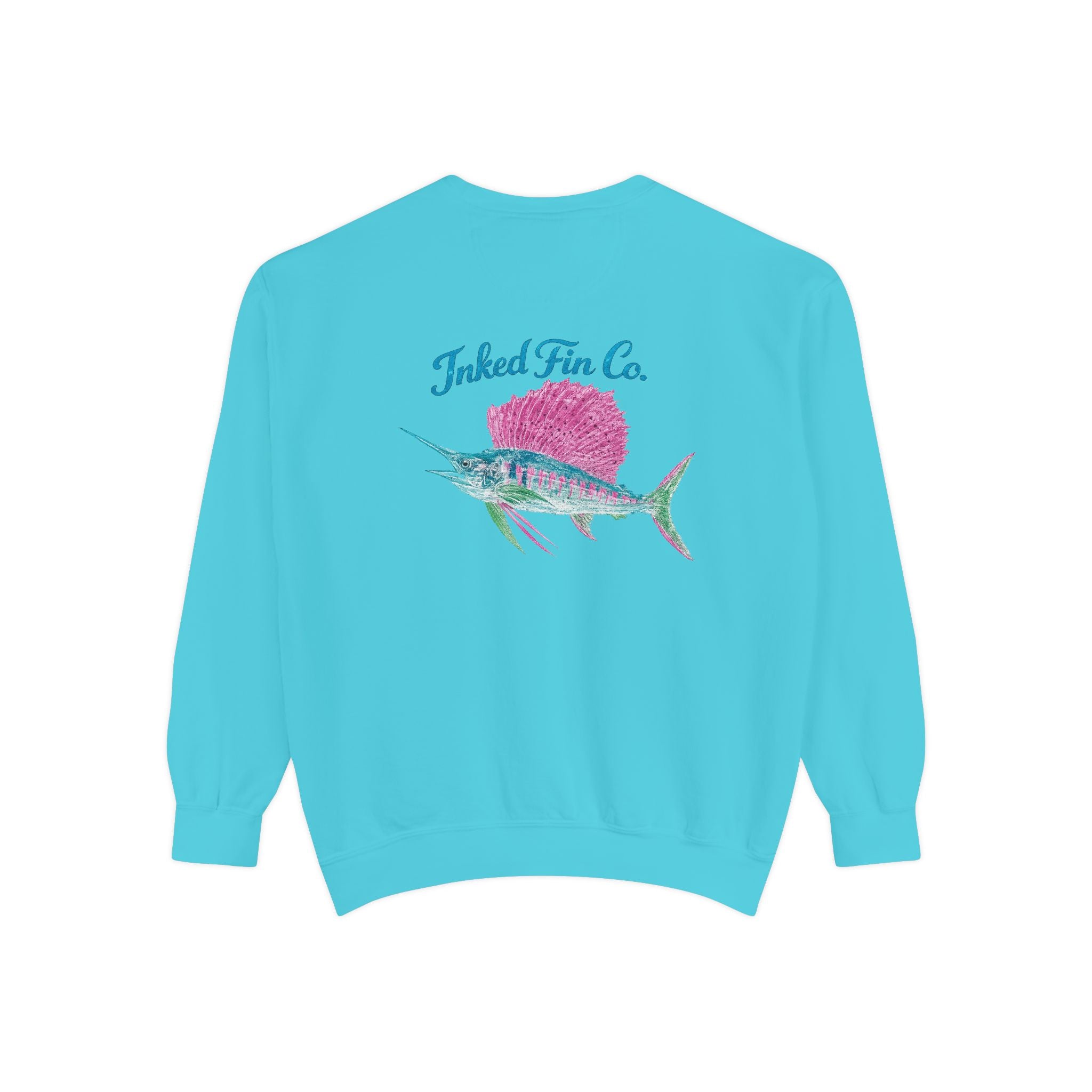 Tropical Sailfish Impressions Crewneck