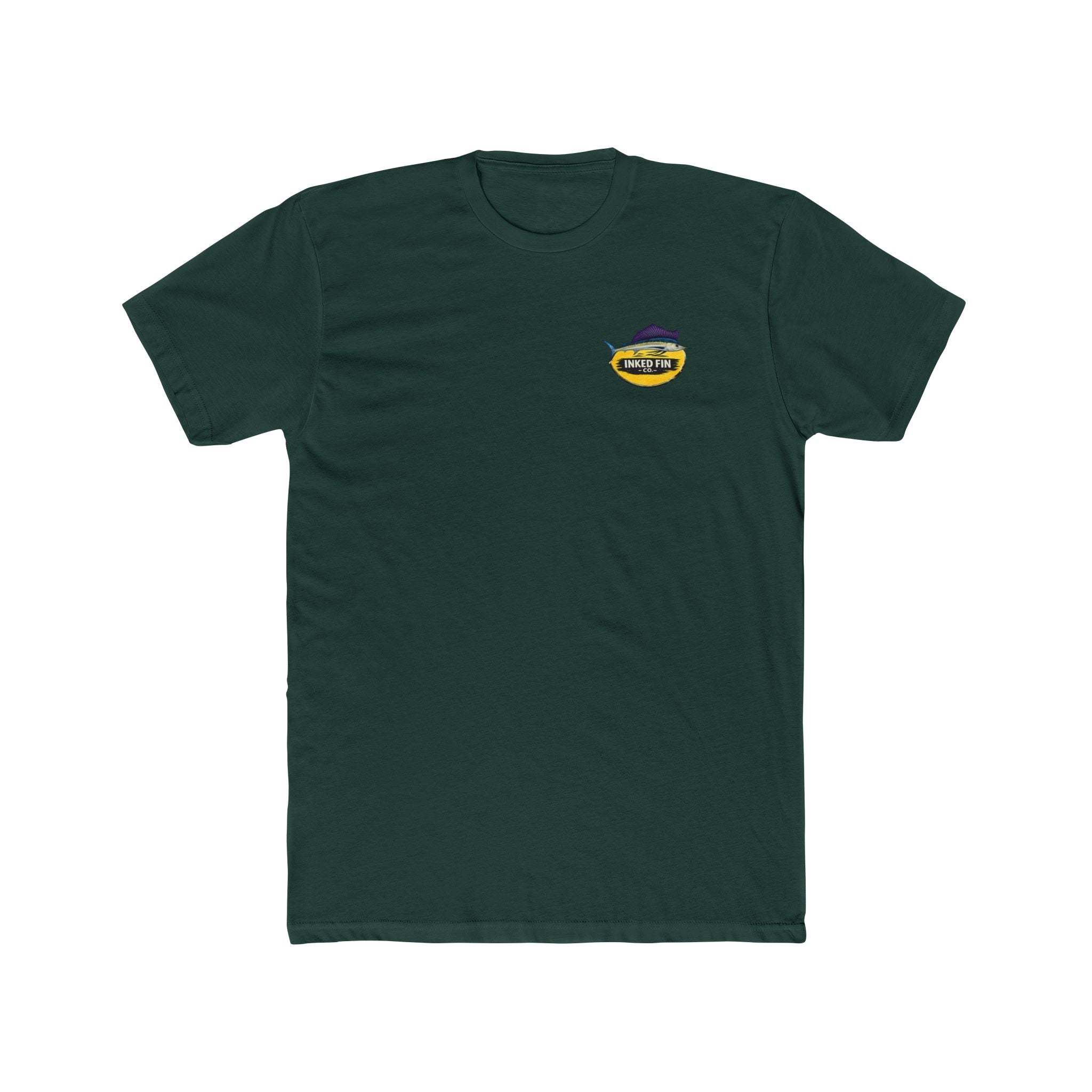 Compass Logo T-Shirt — Inked Fin Co. Graphic Crew Tee