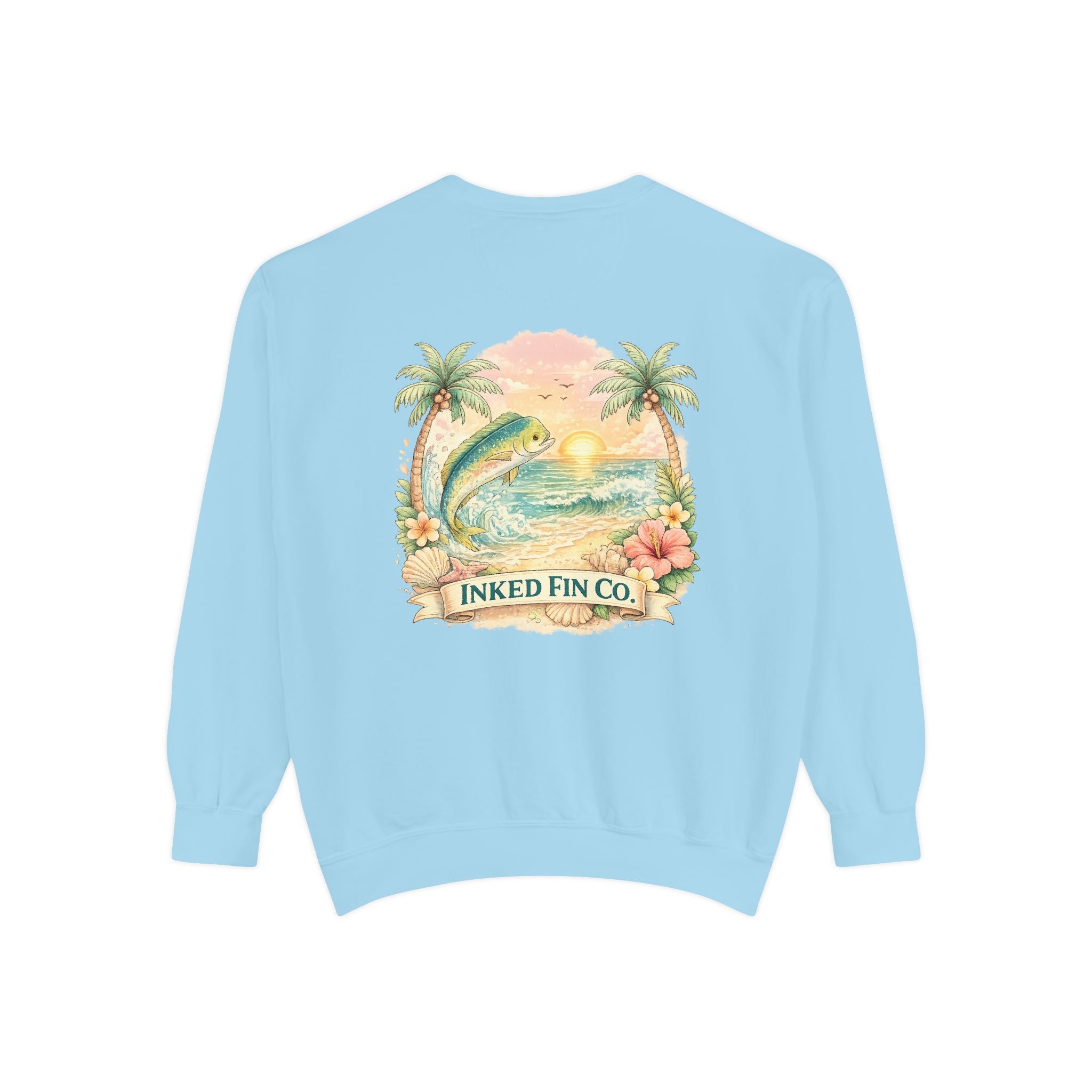 Tropical Mahi Sweatshirt — Sunset Palm Beach Crewneck