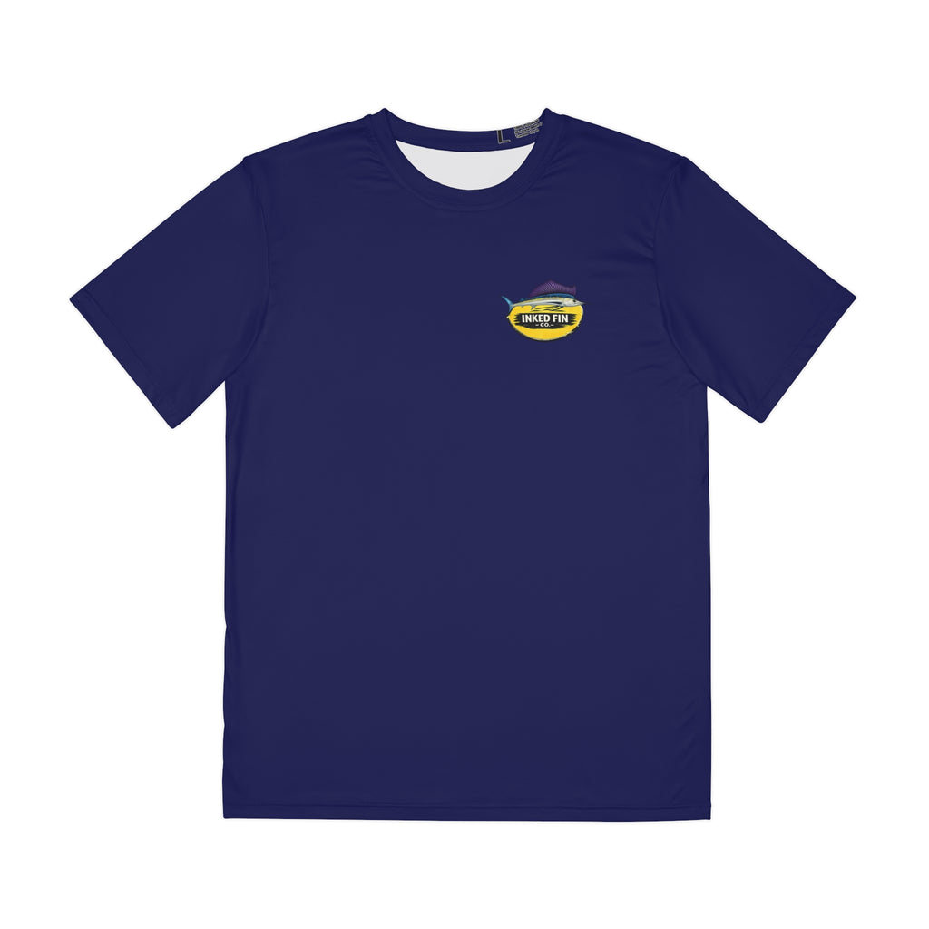 Shark Fin Tee — 'Into the Deep' Graphic Fishing Shirt