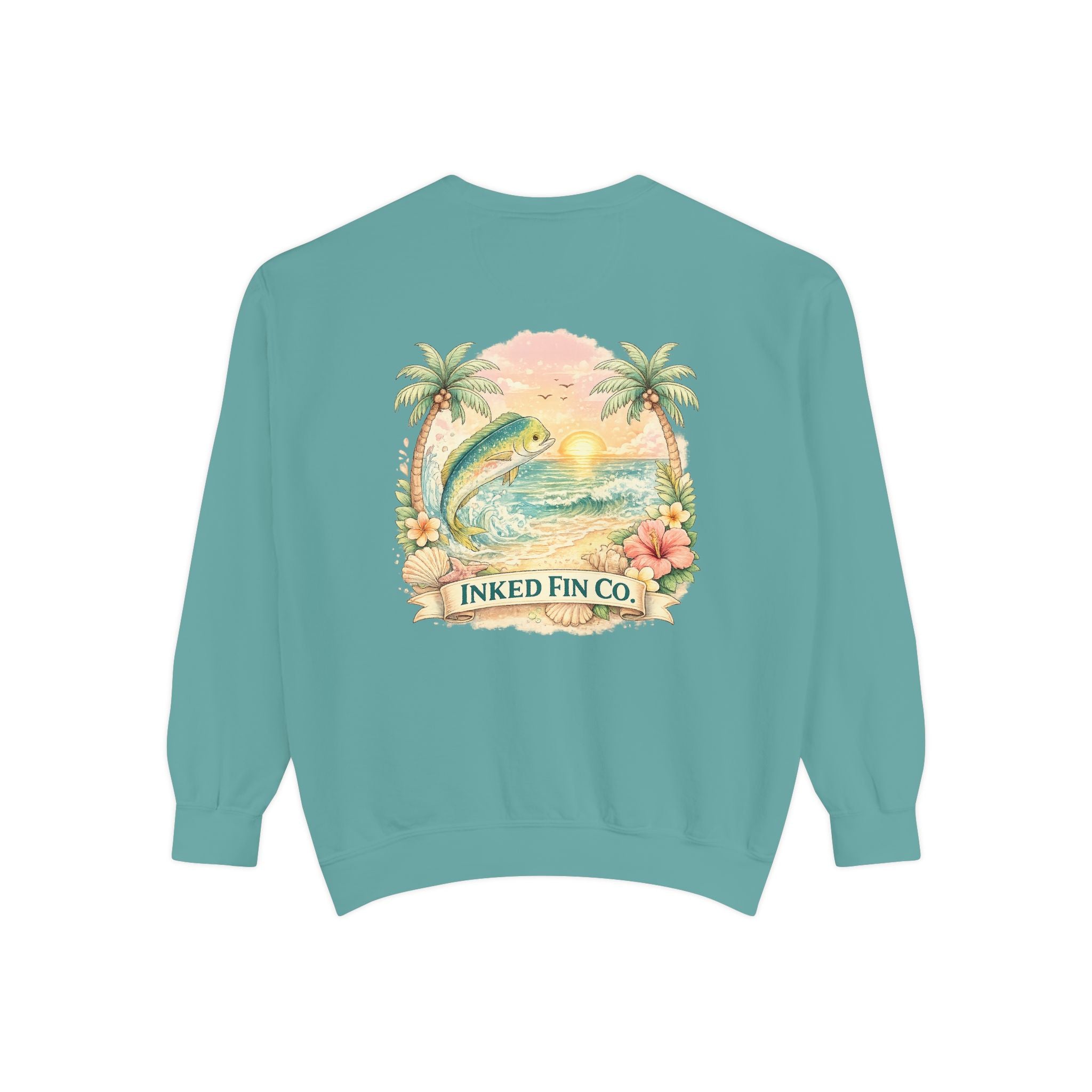 Tropical Mahi Sweatshirt — Sunset Palm Beach Crewneck