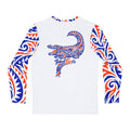 Coastal Tribal – Blue & Orange