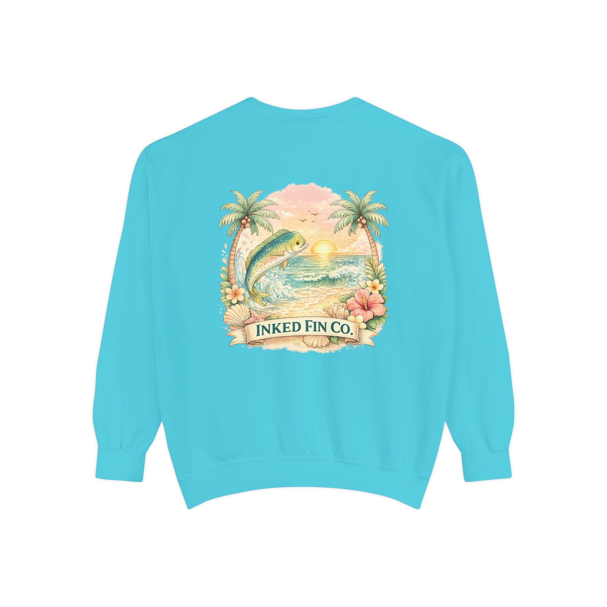 Tropical Mahi Sweatshirt — Sunset Palm Beach Crewneck