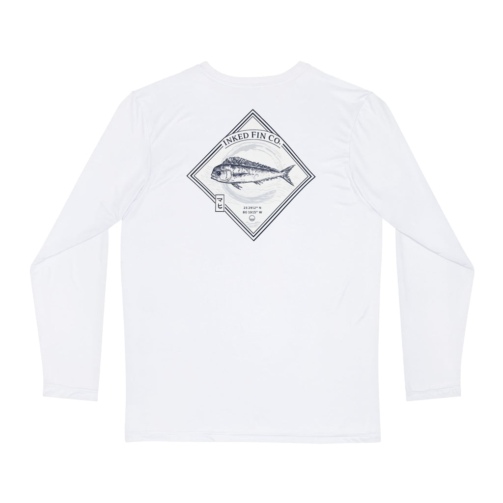 Mahi Gyotaku-Inspired Performance Long Sleeve