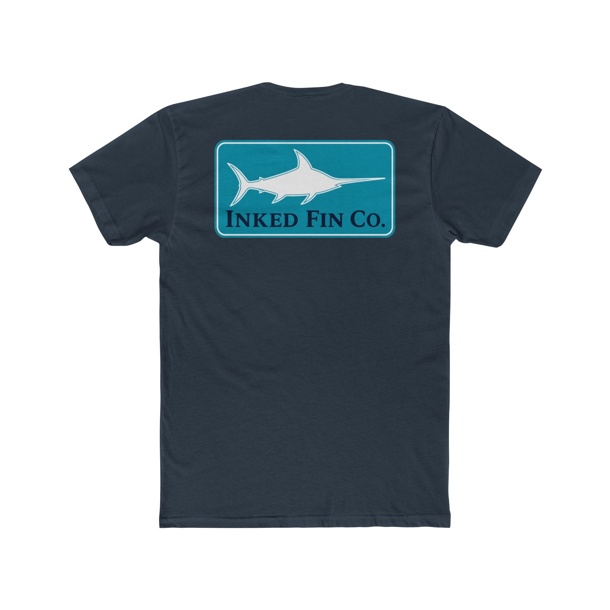 Swordfish Coastal Badge — Inked Fin Co. Graphic Crew Tee