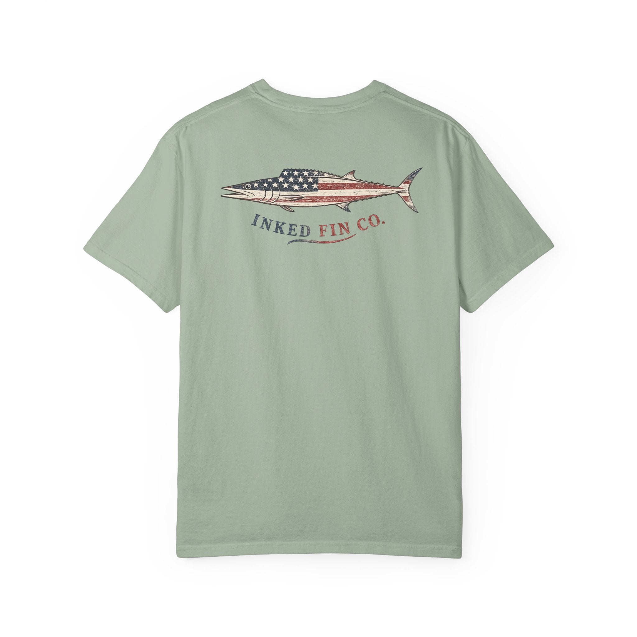 Wahoo Freedom — Inked Fin Co. Graphic Crew Tee