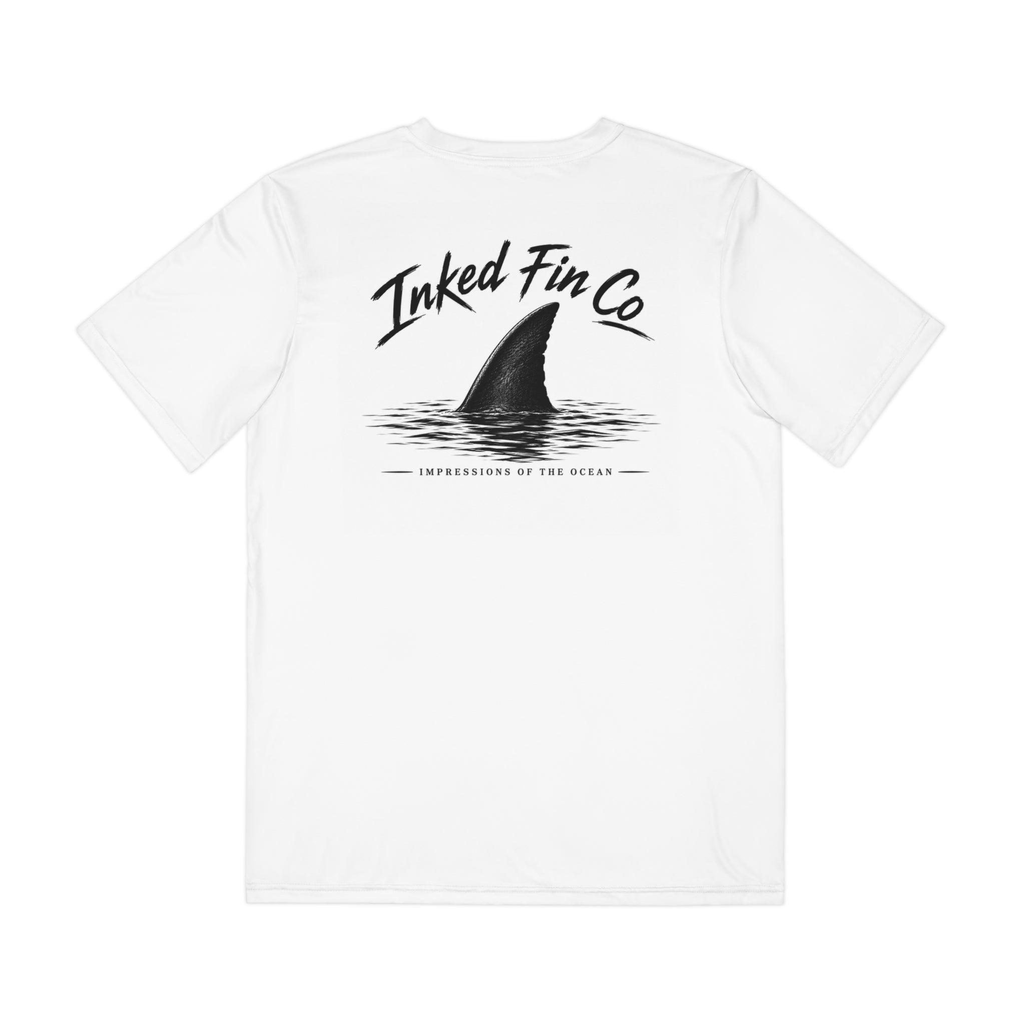 Shark Fin Tee — 'Into the Deep' Graphic Fishing Shirt