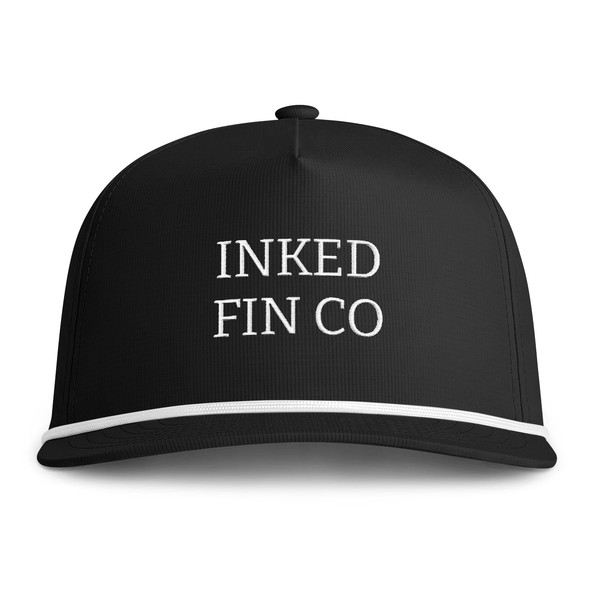 Inked Fin Co. Classic Coastal Sunwashed Rope Cap