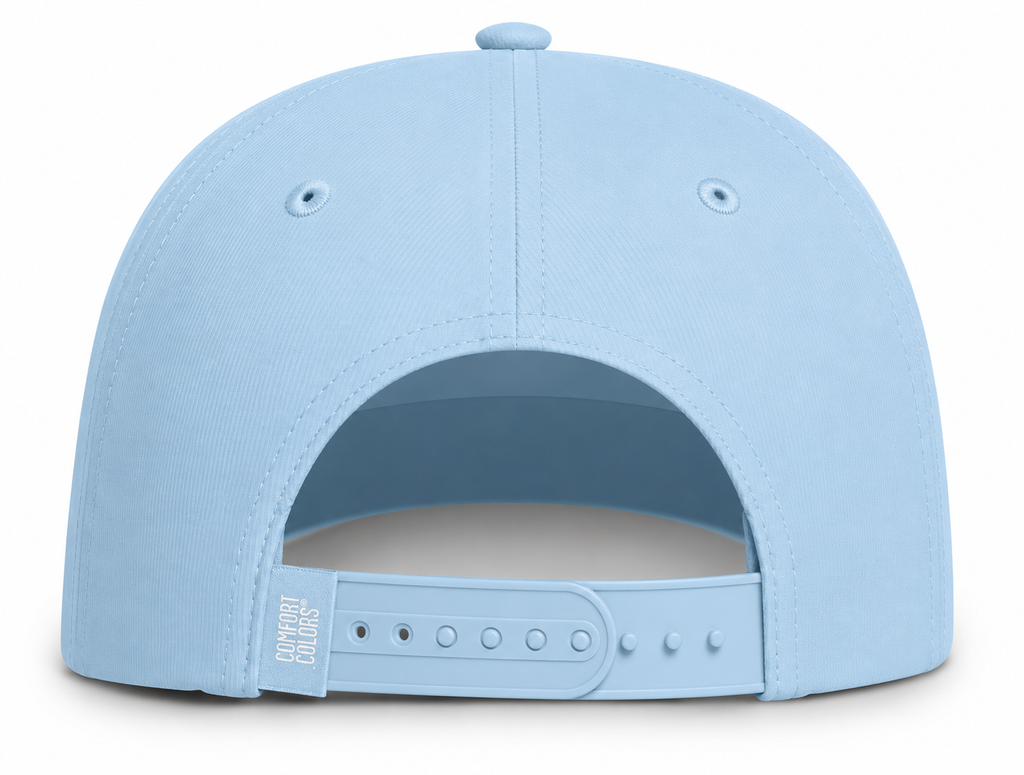 Sunwashed Rope Cap - Inked Fin Co. Marlin Embroidered Fishing Hat