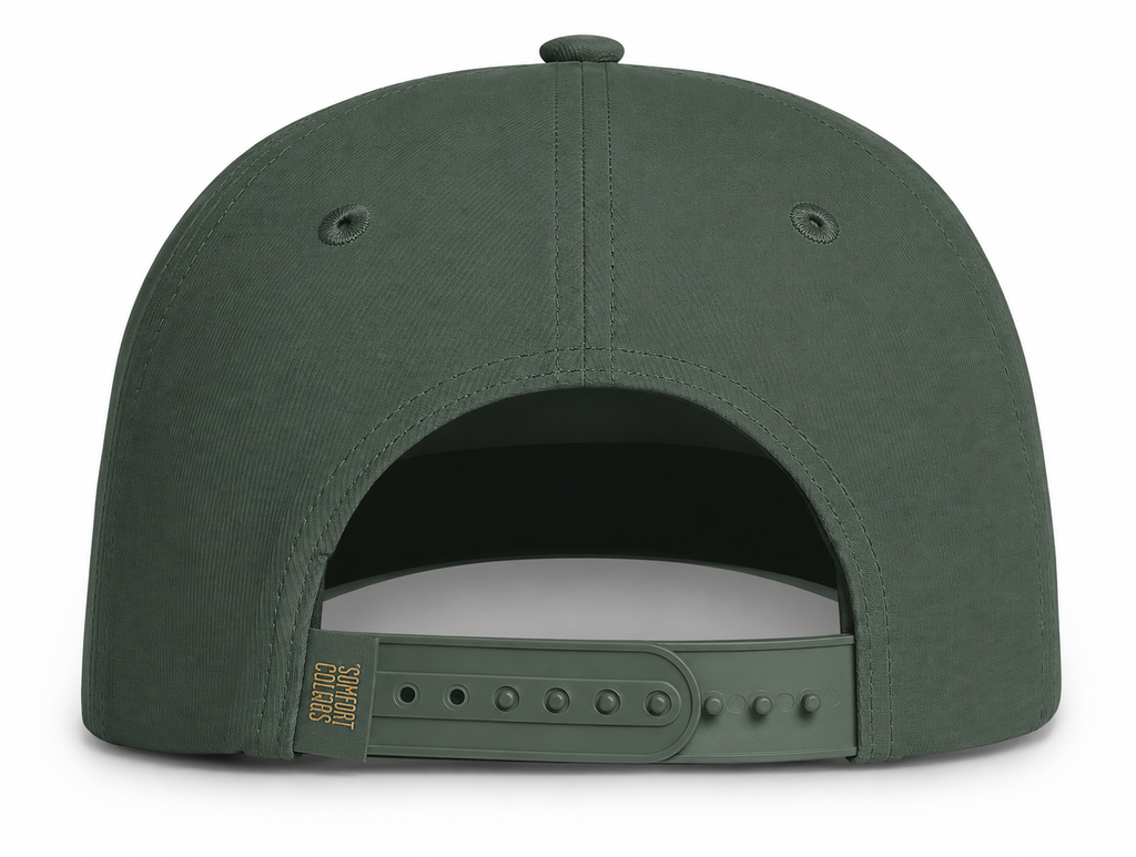 Sunwashed Rope Cap - Inked Fin Co. Marlin Embroidered Fishing Hat
