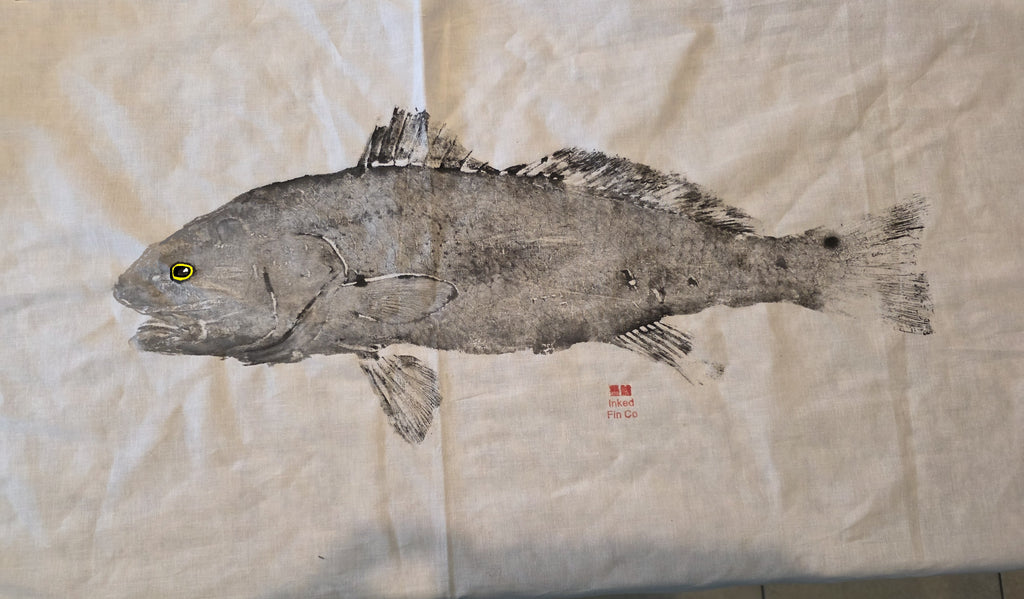 Redfish - Original Gyotaku Impression