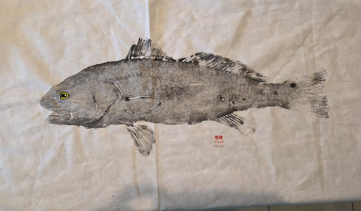 Redfish - Original Gyotaku Impression