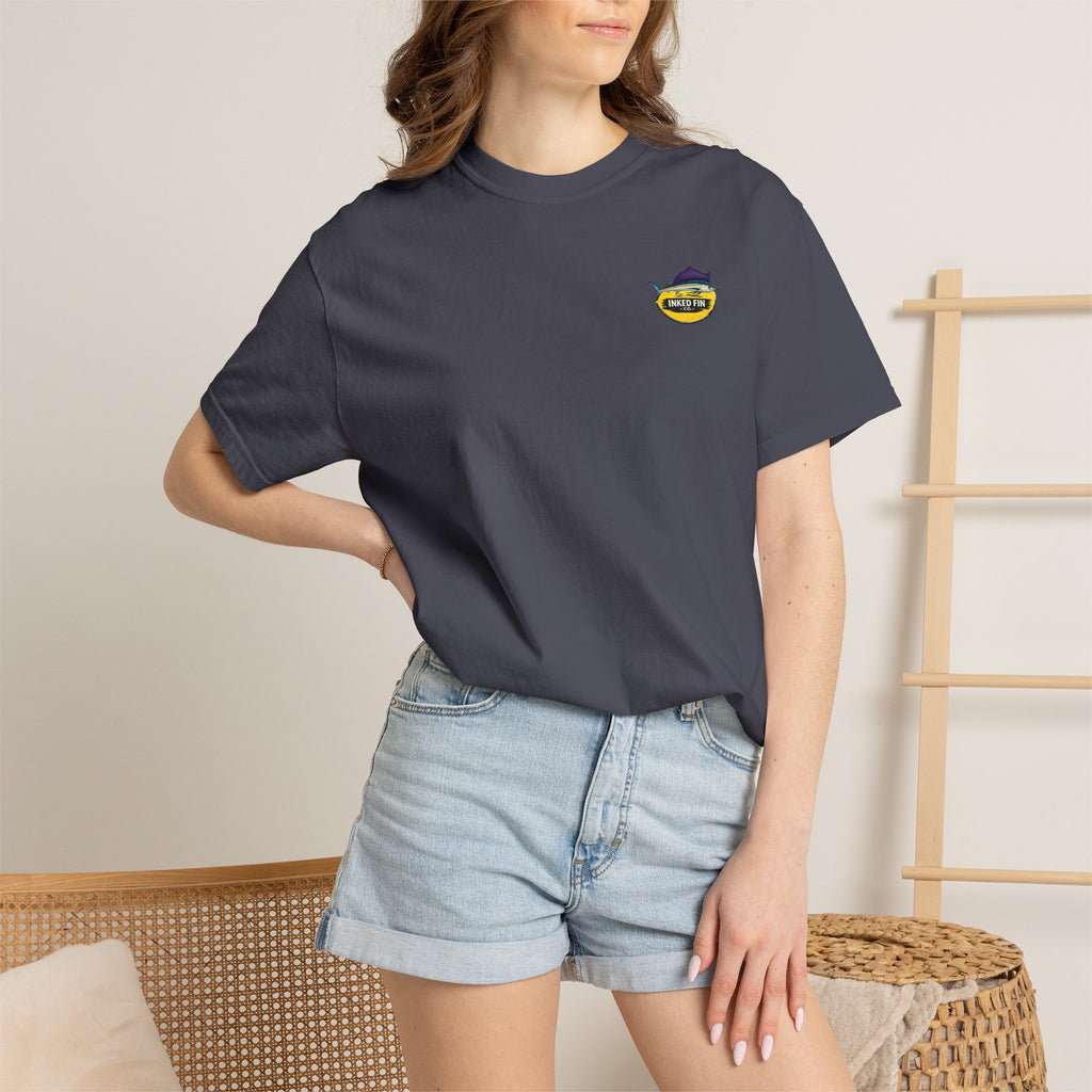 Coastal Tribal - Navy Blue & Gray (Cotton)