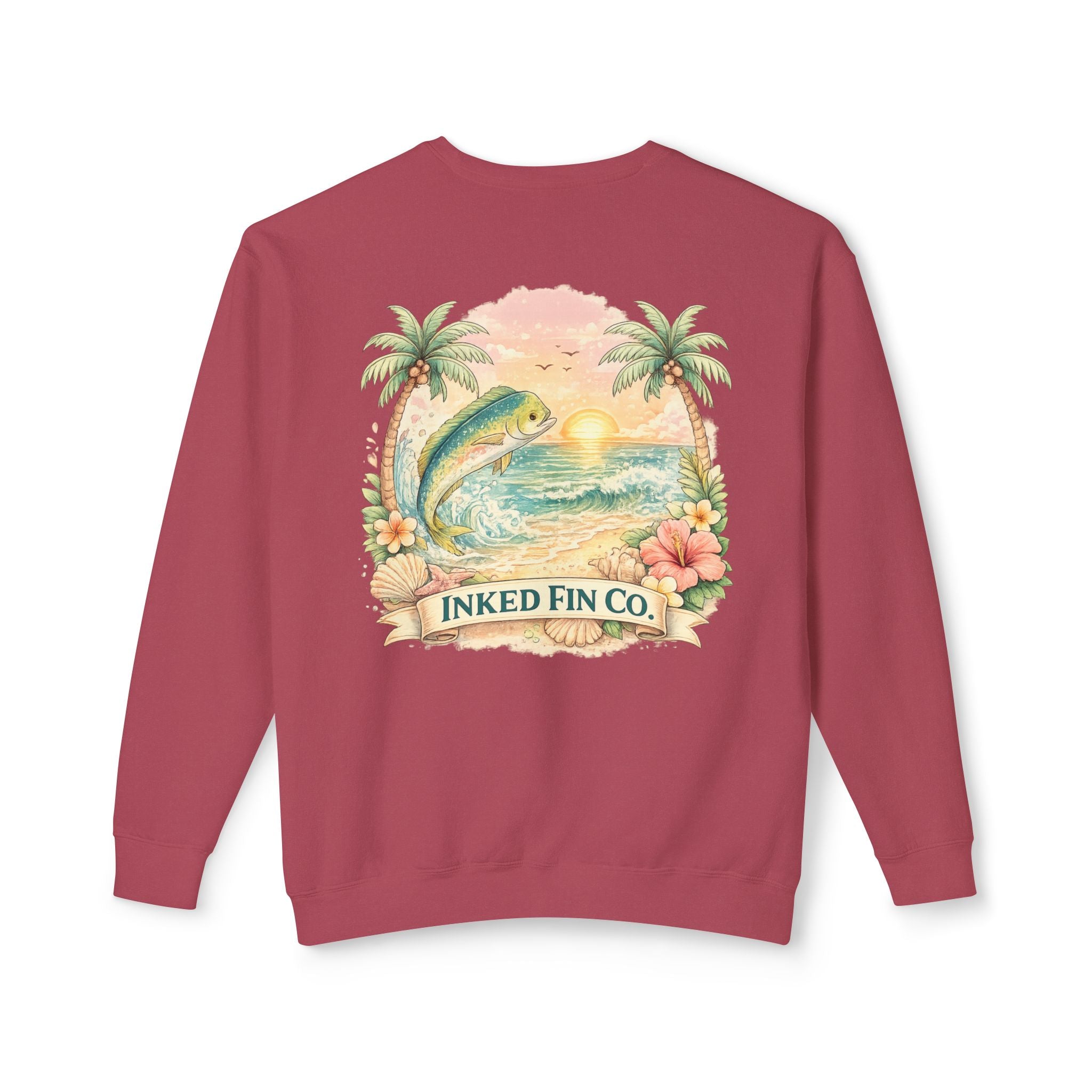 Tropical Mahi Sweatshirt — Sunset Palm Beach Crewneck