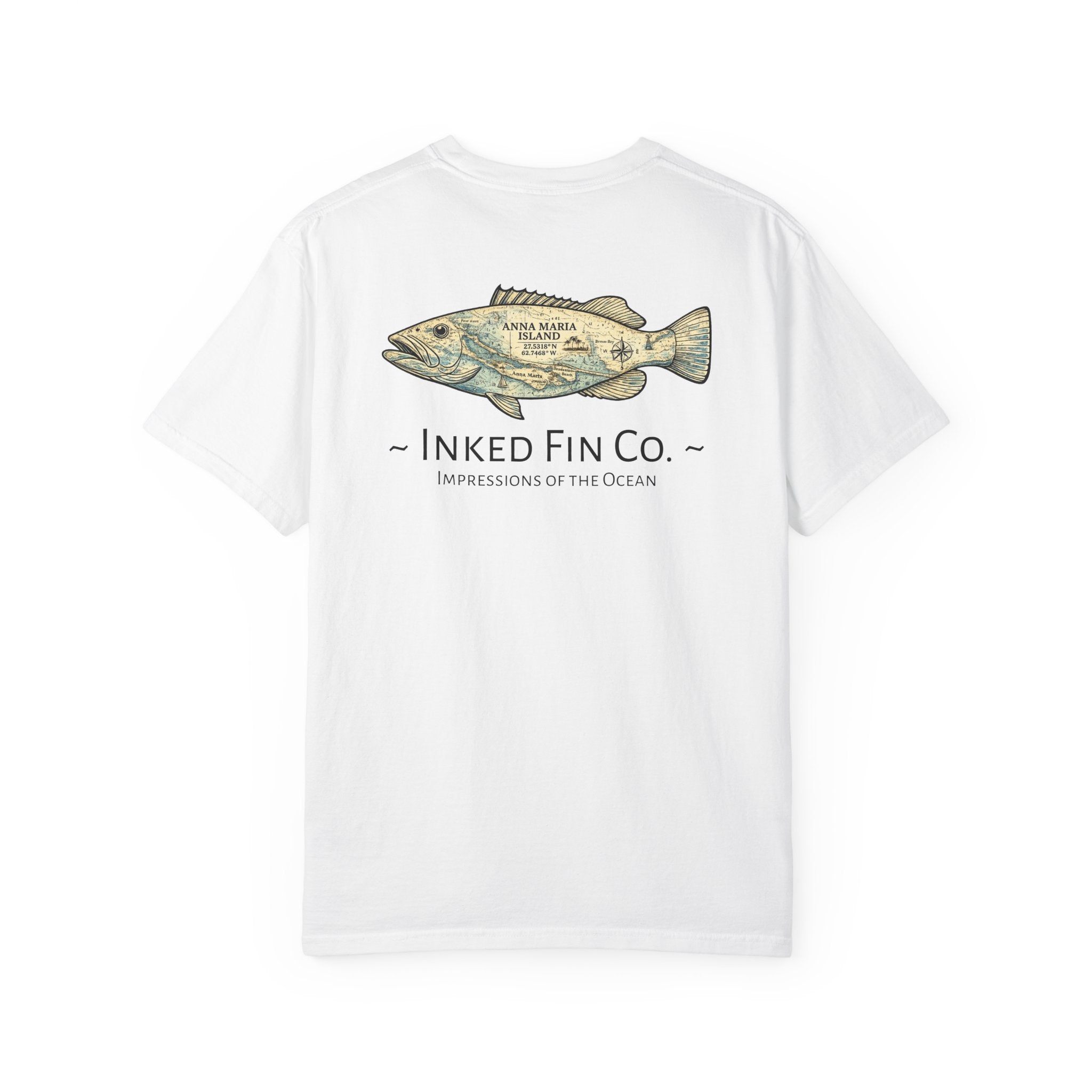 Chart Grouper — Inked Fin Co. Graphic Crew Tee