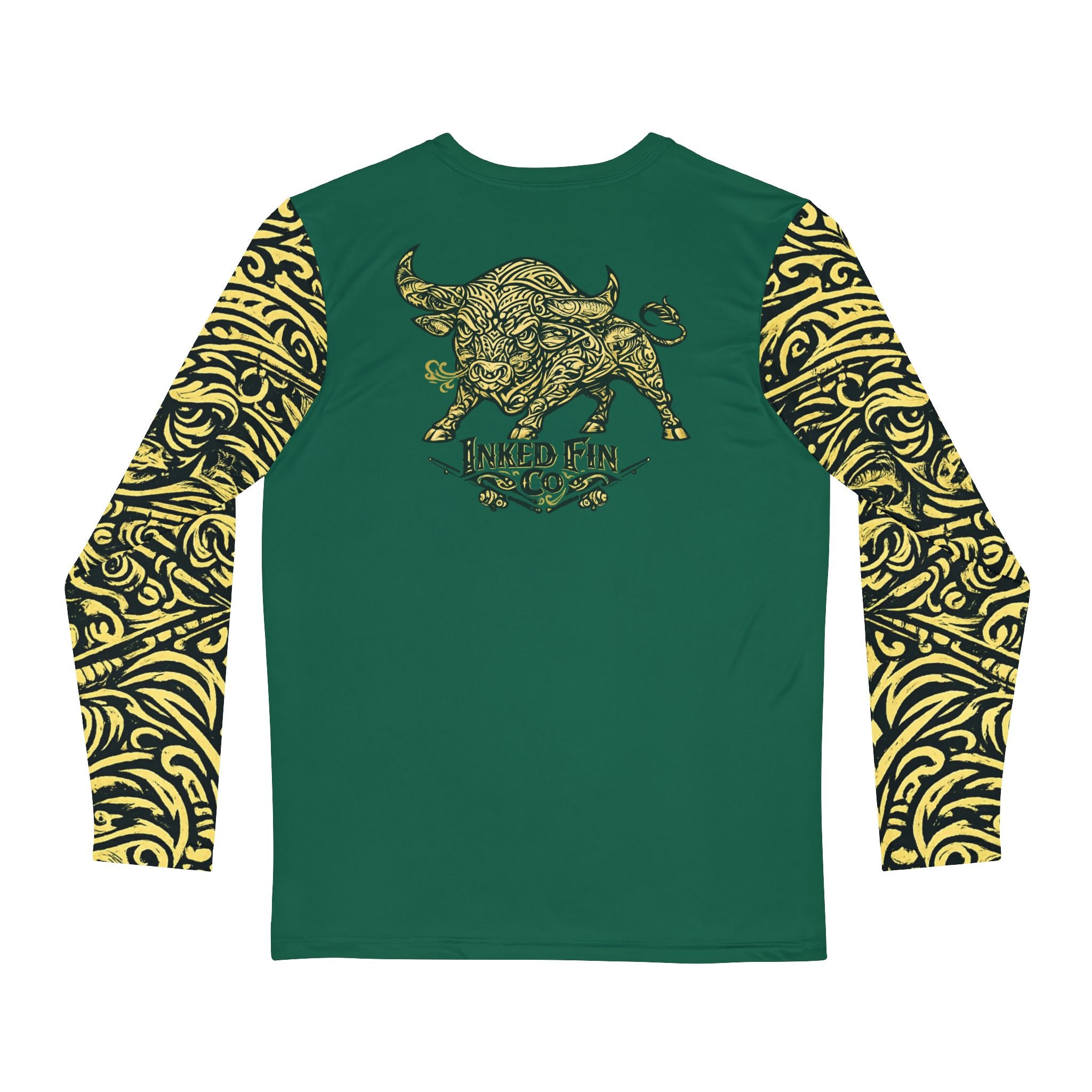 Coastal Tribal - Emerald Charge Long Sleeve with Sleeve Pattern