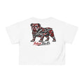 Coastal Tribal - Red & Black Crop Top