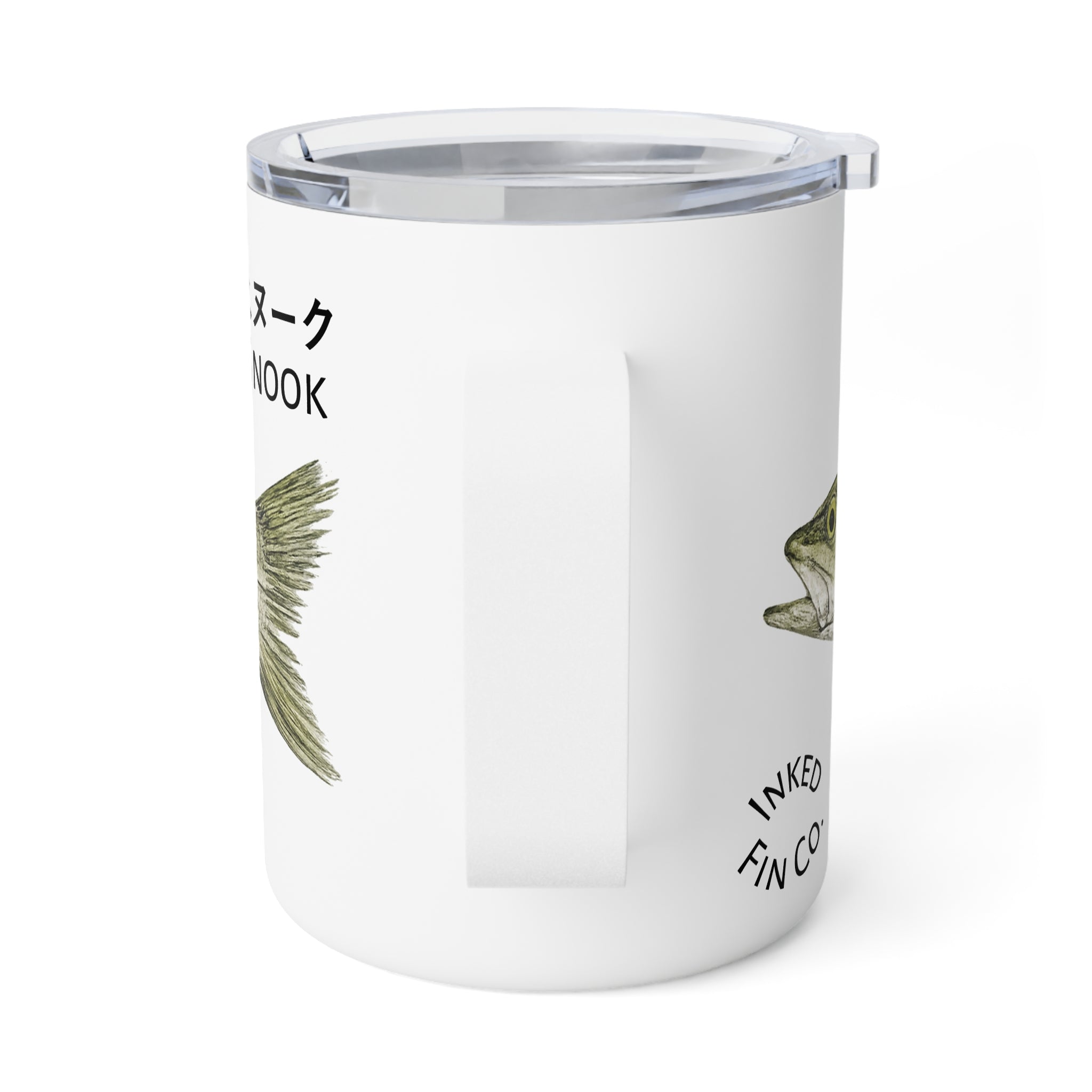 Snook Gyotaku-Inspired 10oz Insulated Coffee Mug