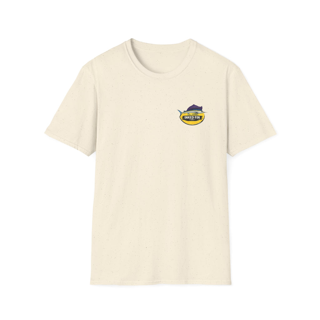 Sunset Surfboard Graphic T-Shirt — Coastal Beach Vibes Tee
