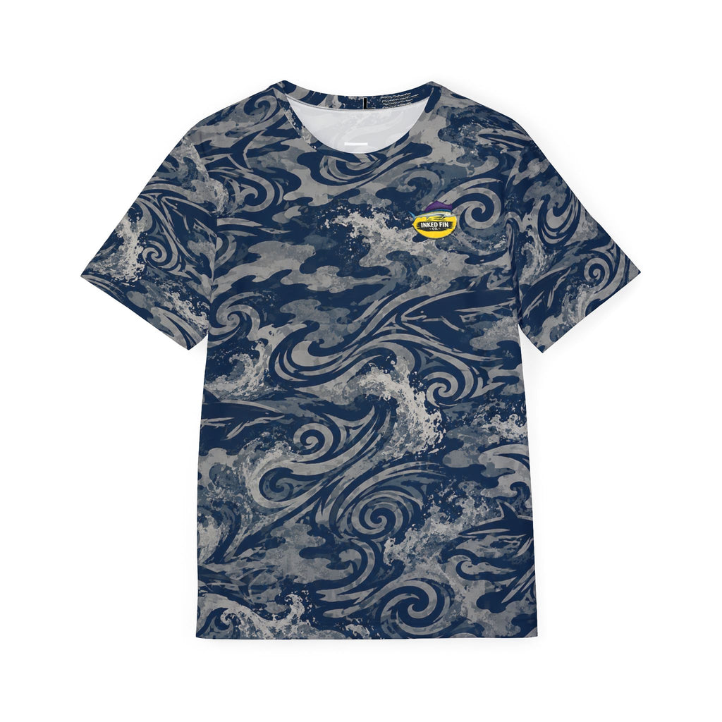 Coastal Tribal - Navy Blue & Gray Camo