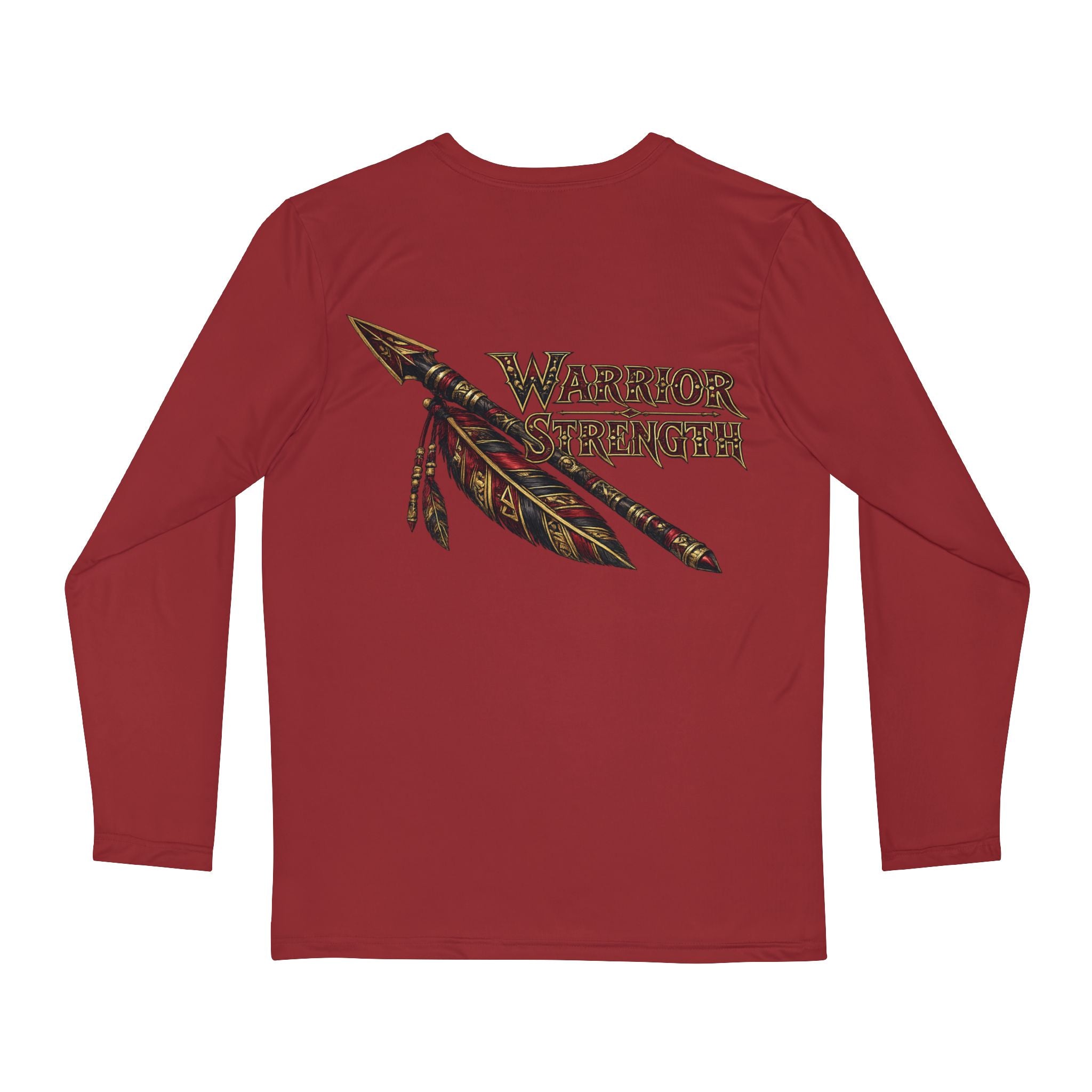 Coastal Tribal – Ember Feather Warrior Strength (Maroon)
