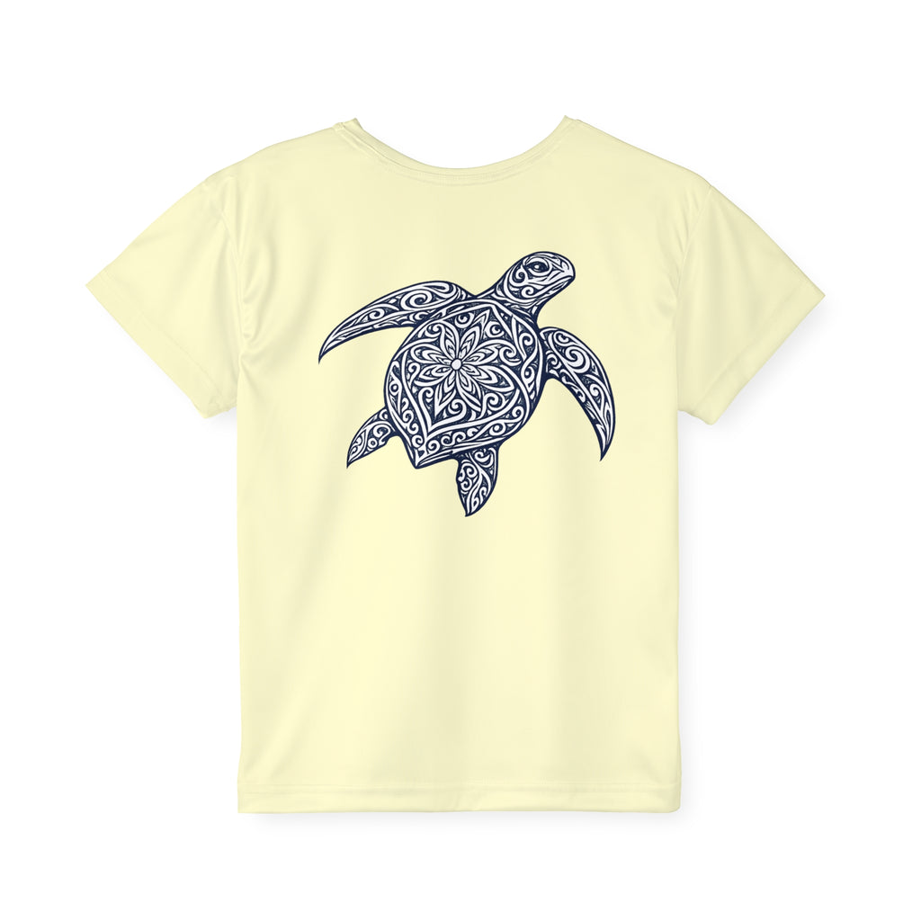 Tribal Green Sea Turtle Performance Tee