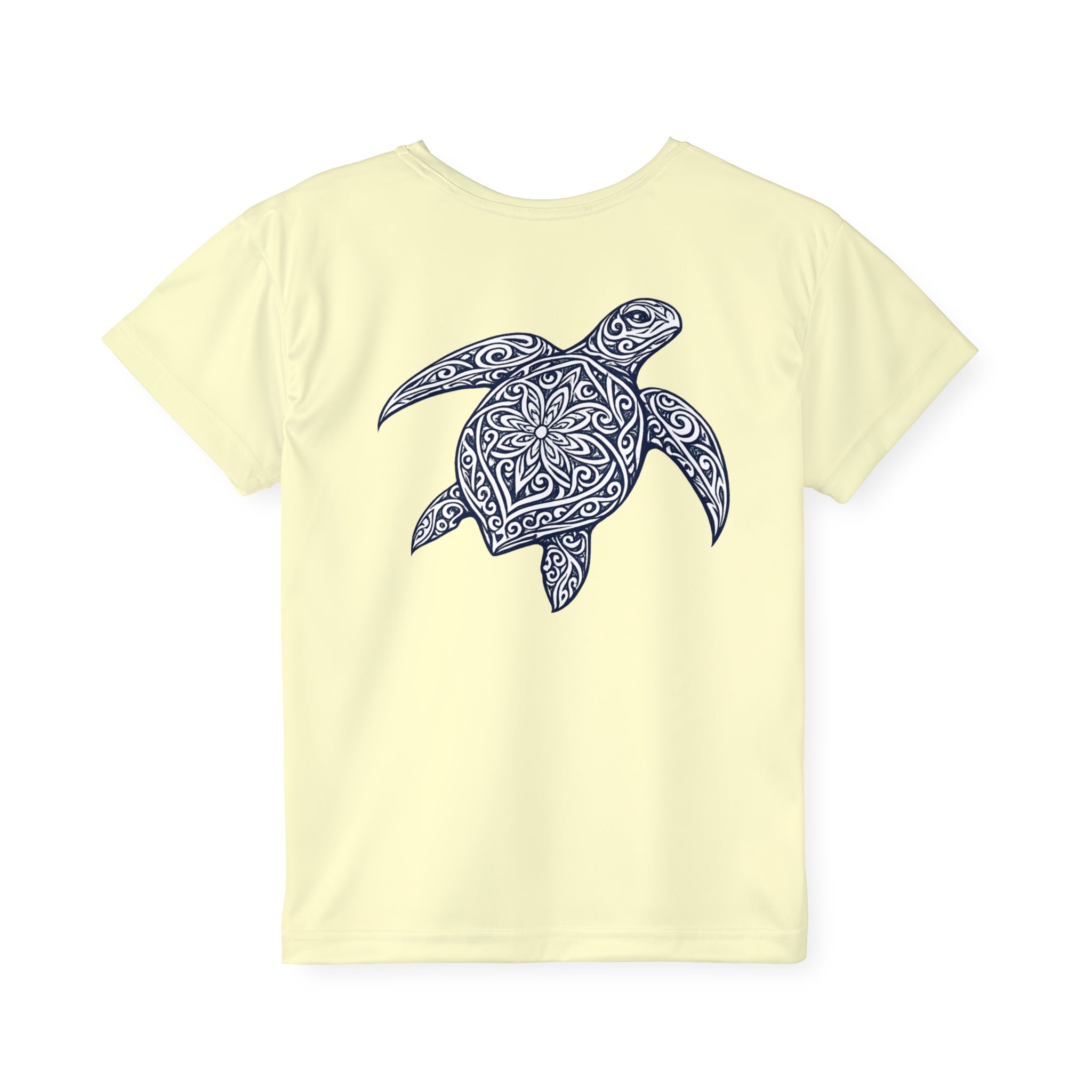 Tribal Green Sea Turtle Performance Tee