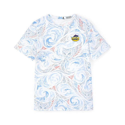 Coastal Tribal - Blue, Red, and Gray Camo
