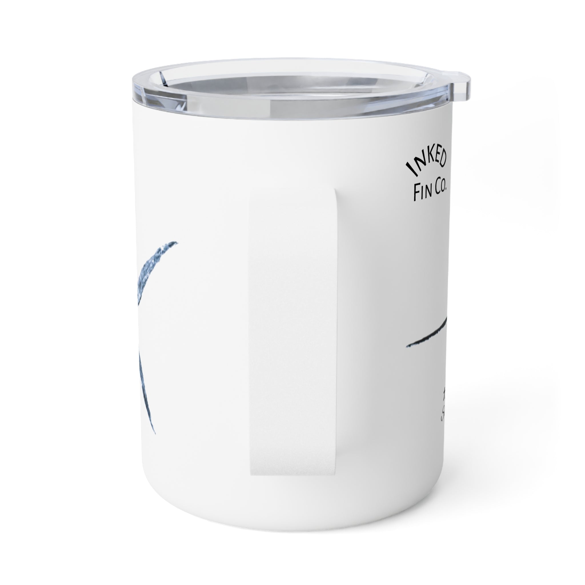 Sailfish Gyotaku-Inspired 10oz Insulated Coffee Mug