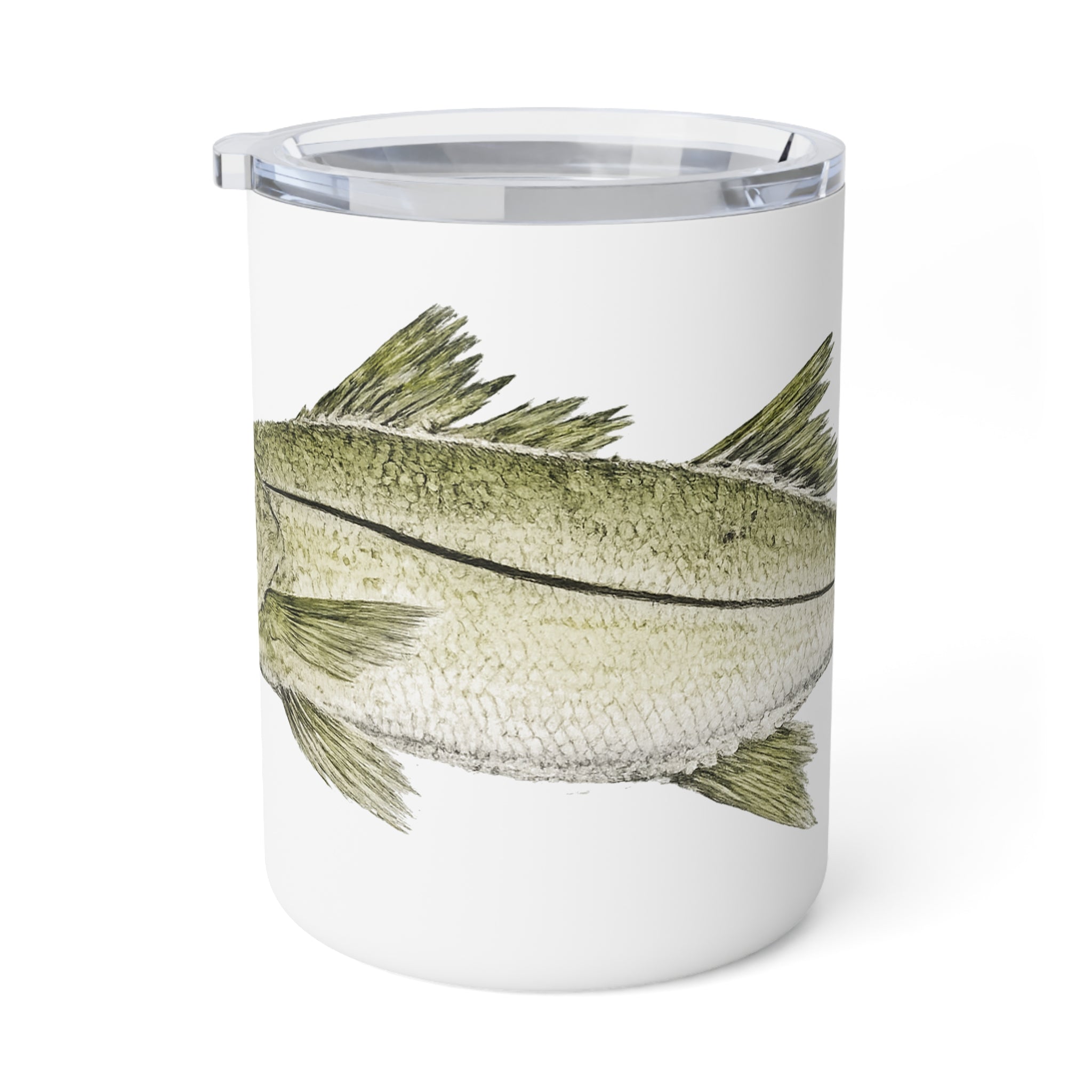 Snook Gyotaku-Inspired 10oz Insulated Coffee Mug