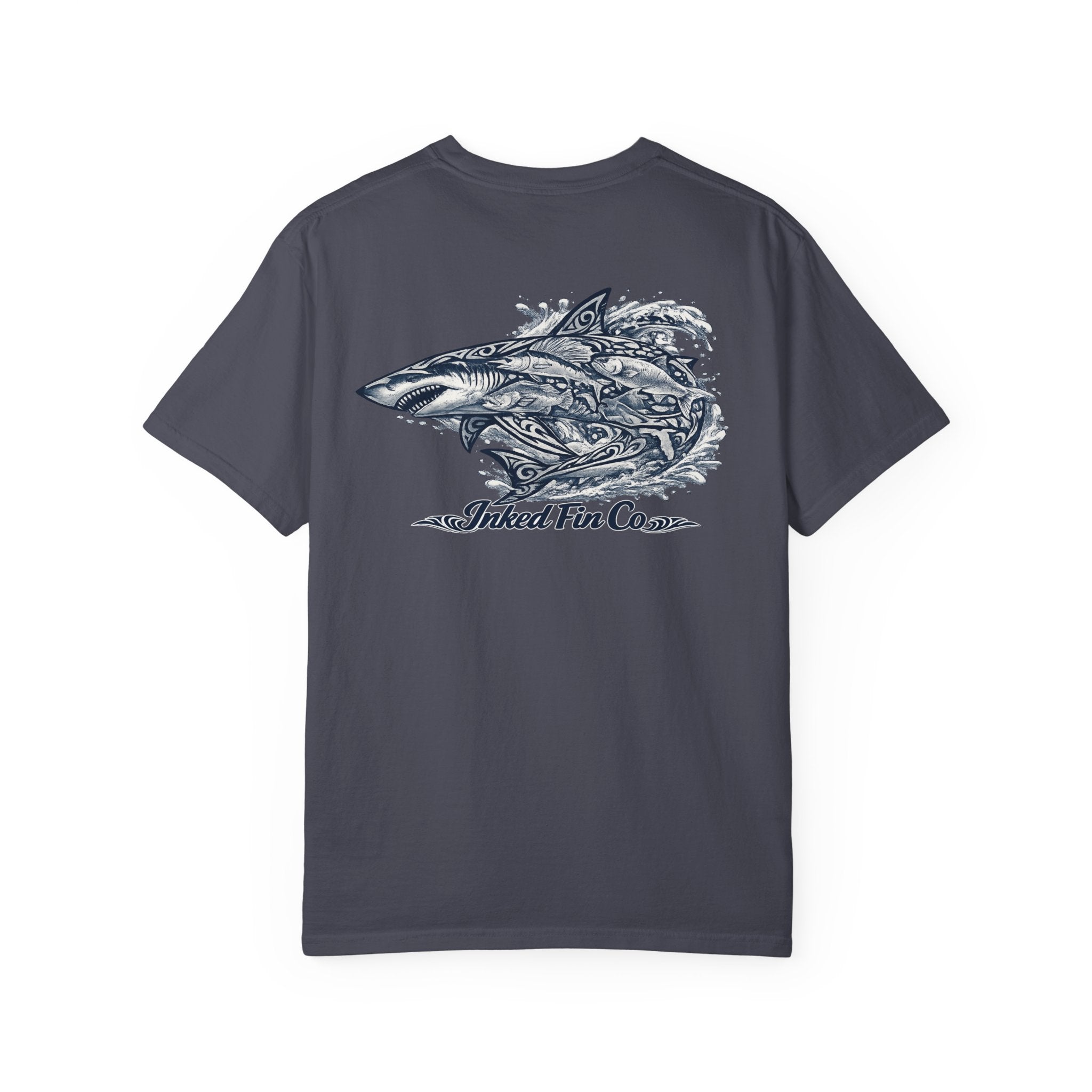 Coastal Tribal - Navy Blue & Gray (Cotton)