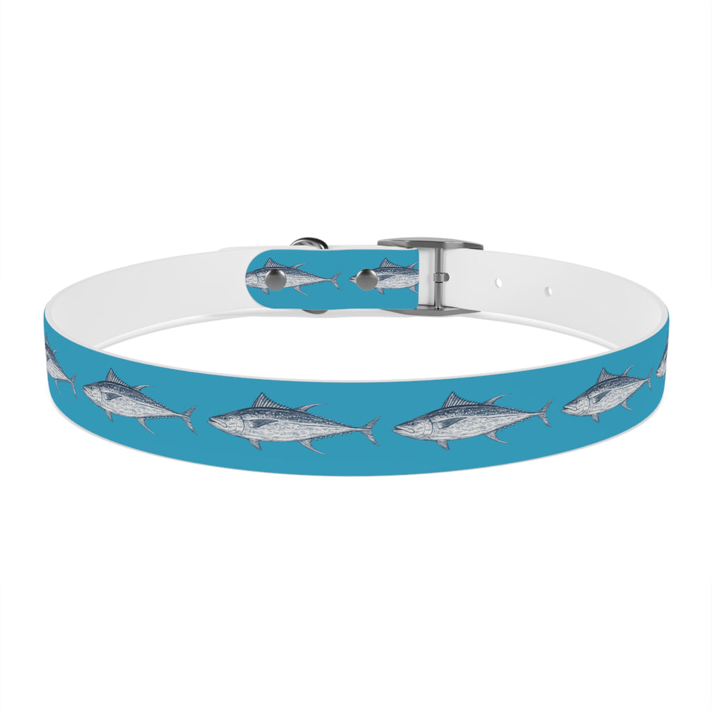Yellowfin Gyotaku-Inspired Pet Collar