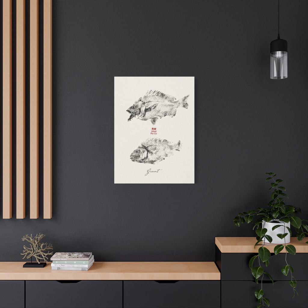 Grunt — An Original Inked Fin Co. Gyotaku