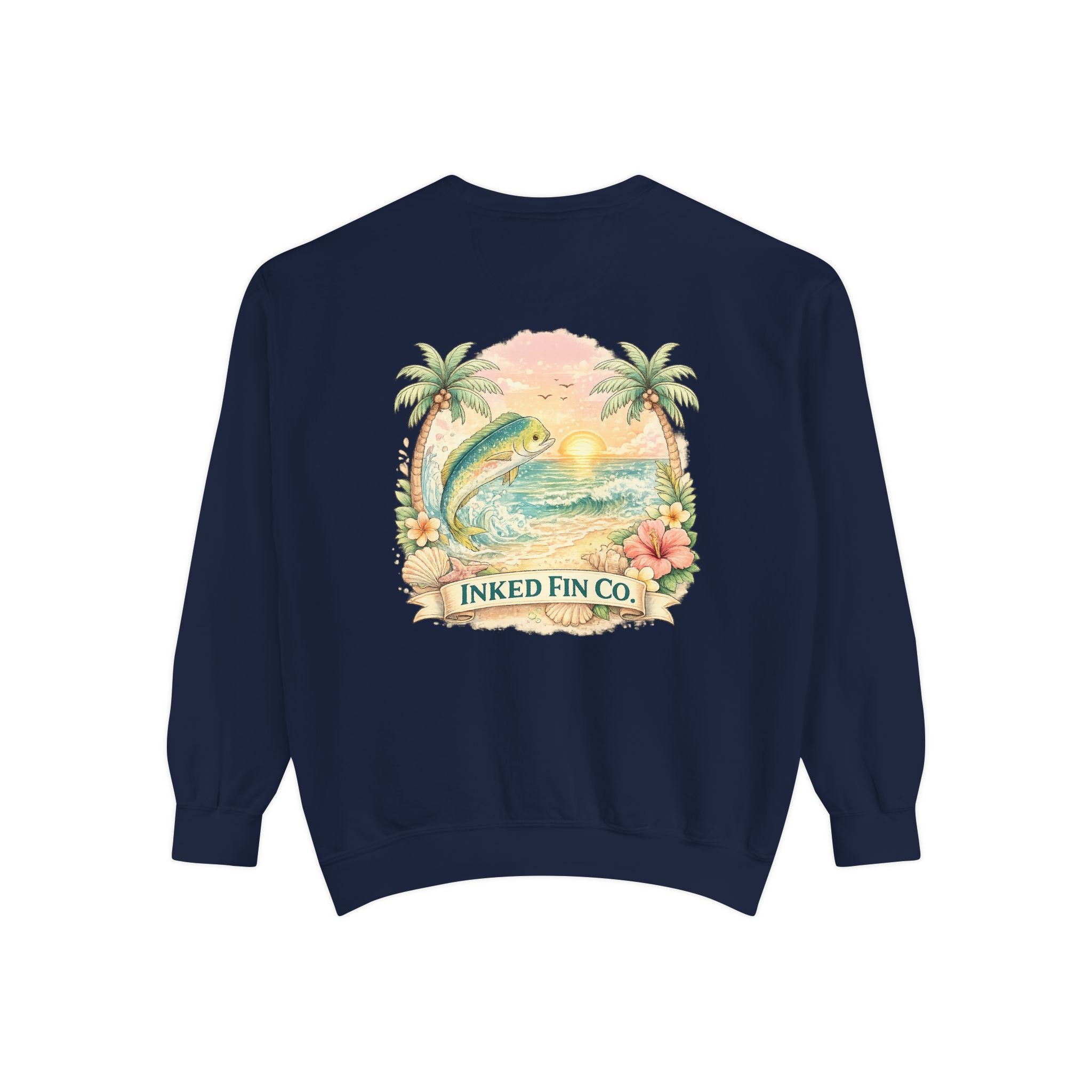 Tropical Mahi Sweatshirt — Sunset Palm Beach Crewneck
