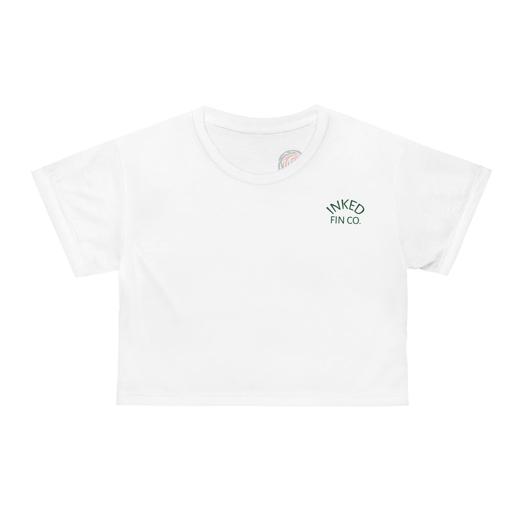 Storm Sentinel – Coastal Tribal Ibis Crop Top