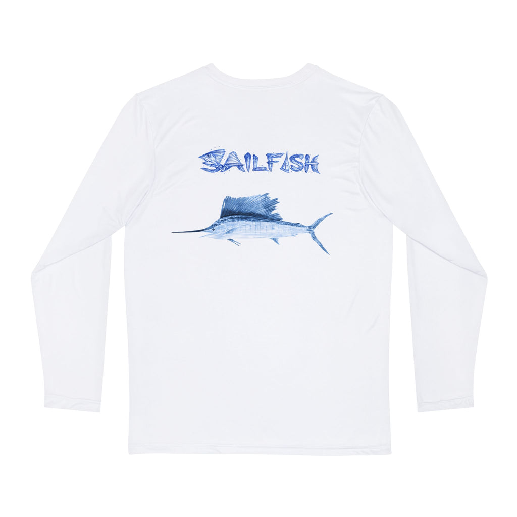 Sailfish Gyotaku Coastal Performance Long Sleeve