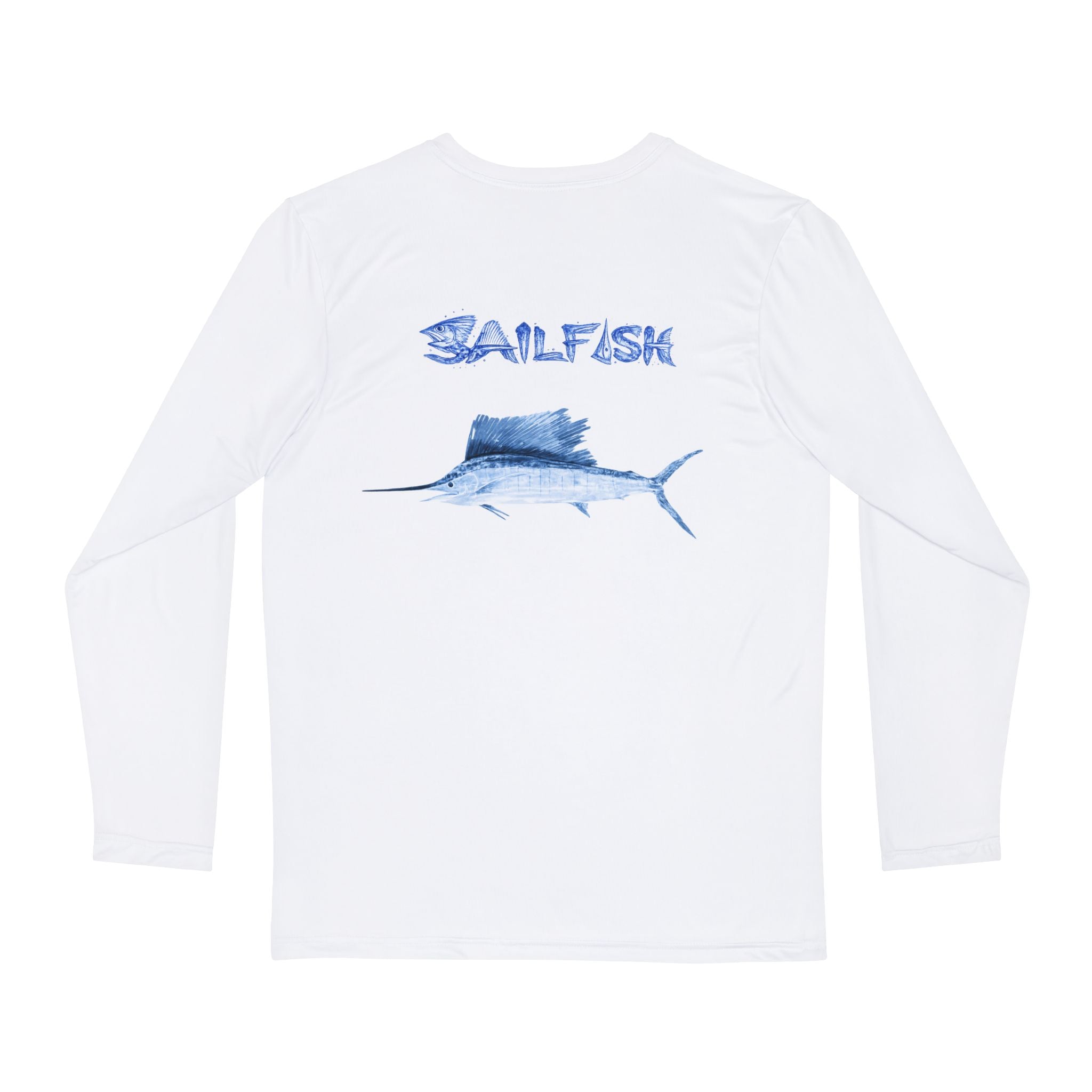 Sailfish Gyotaku Coastal Performance Long Sleeve
